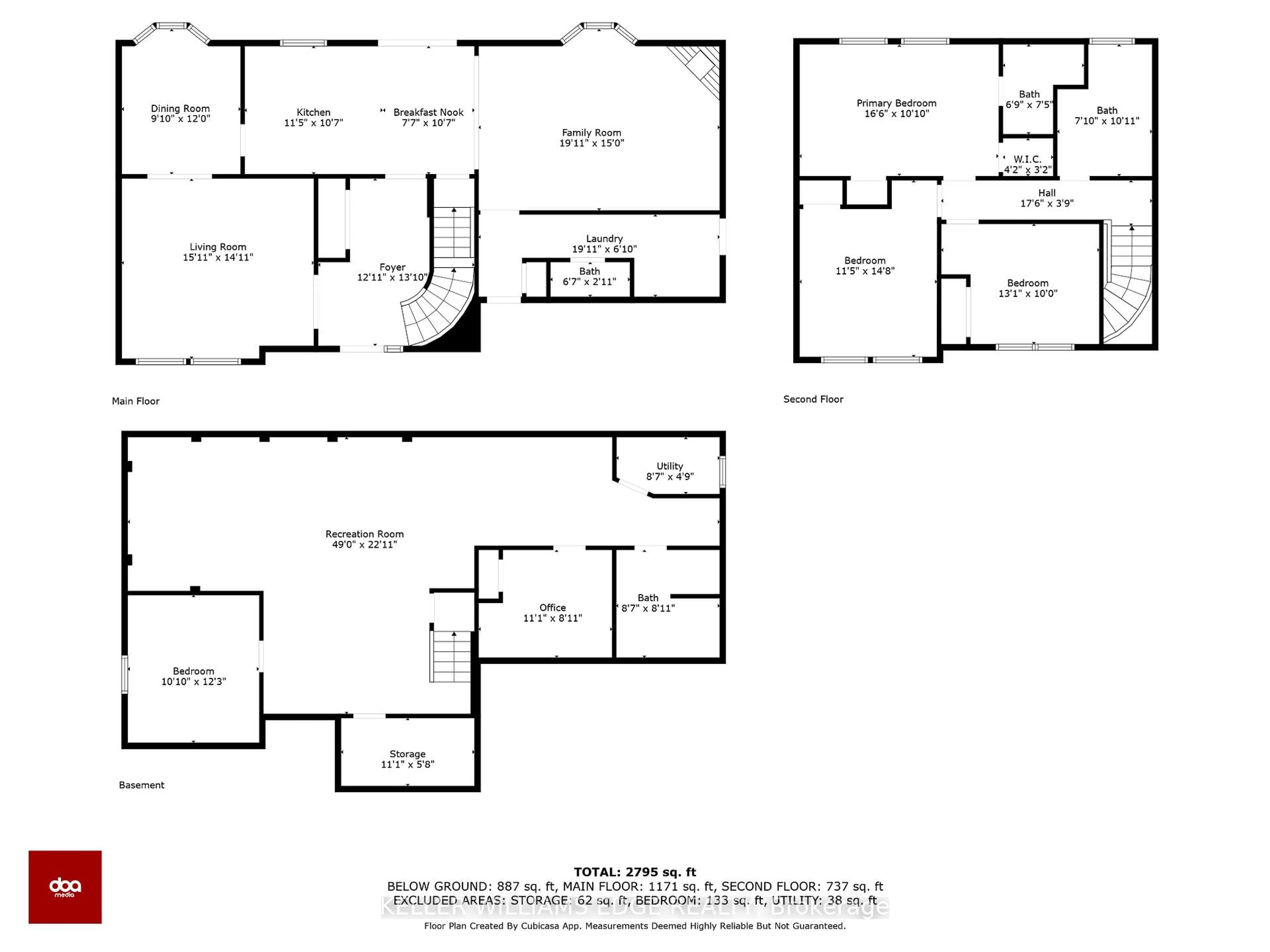 Floor plan for 5 Kintyre Crt, Haldimand Ontario N3W 1G8