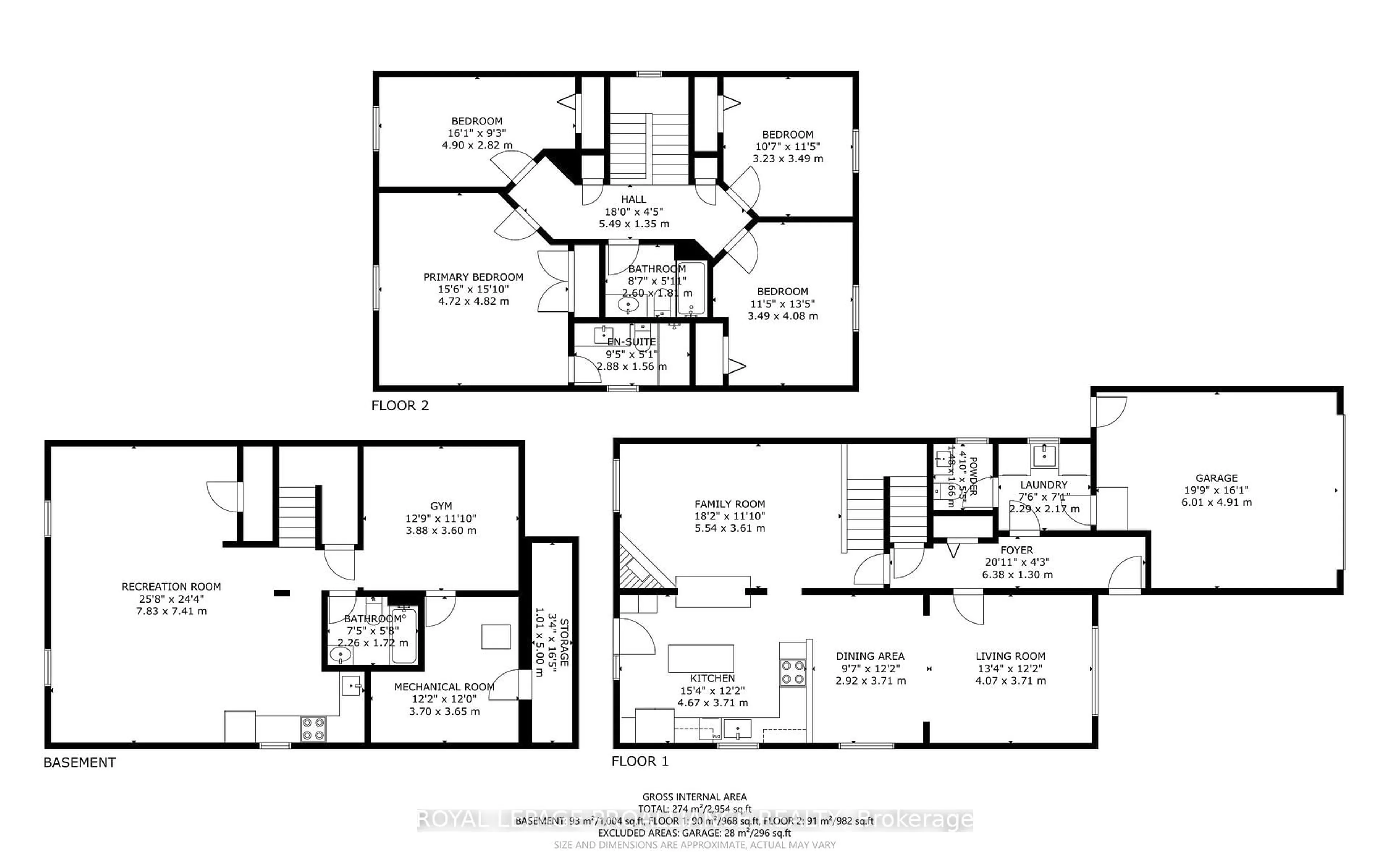 Floor plan for 56 Sherwood Cres, Belleville Ontario K8P 5G2