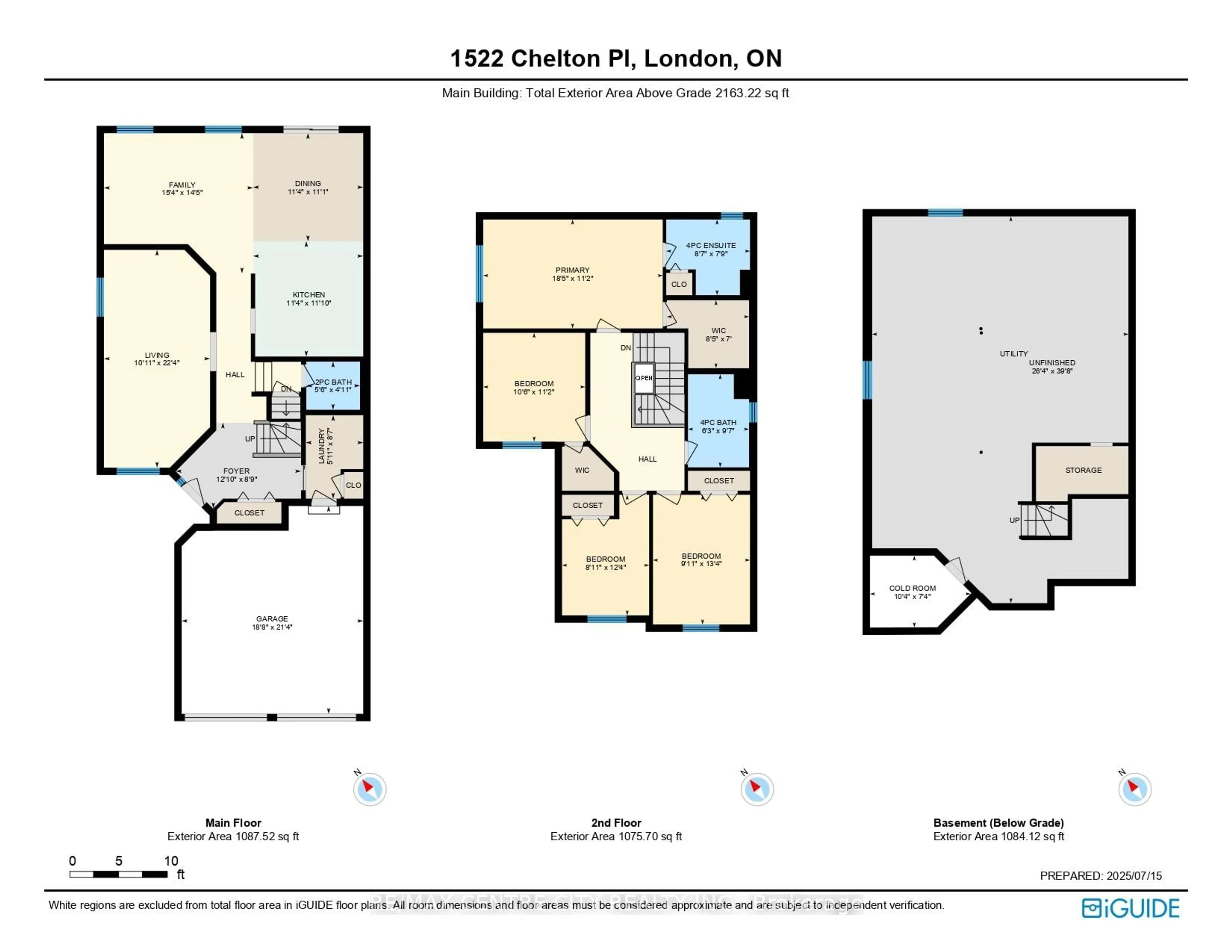 Floor plan for 1522 Chelton Pl, London South Ontario N6M 1M2