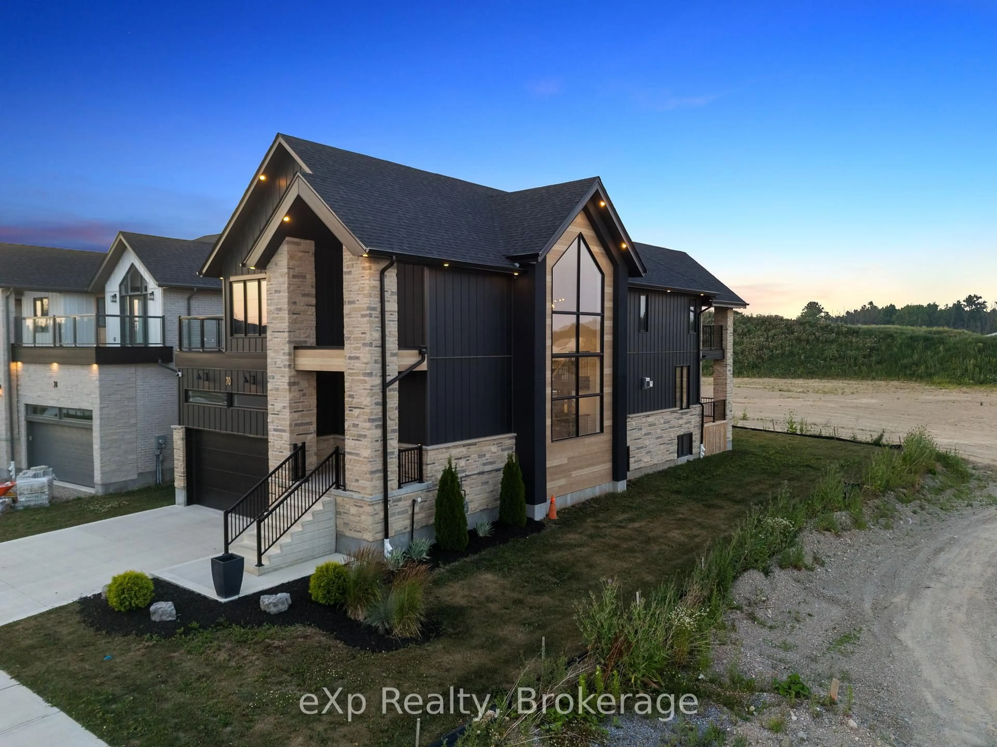 A pic from outside/outdoor area/front of a property/back of a property/a pic from drone, building for 70 O.J Gaffney Dr, Stratford Ontario N5A 0K7