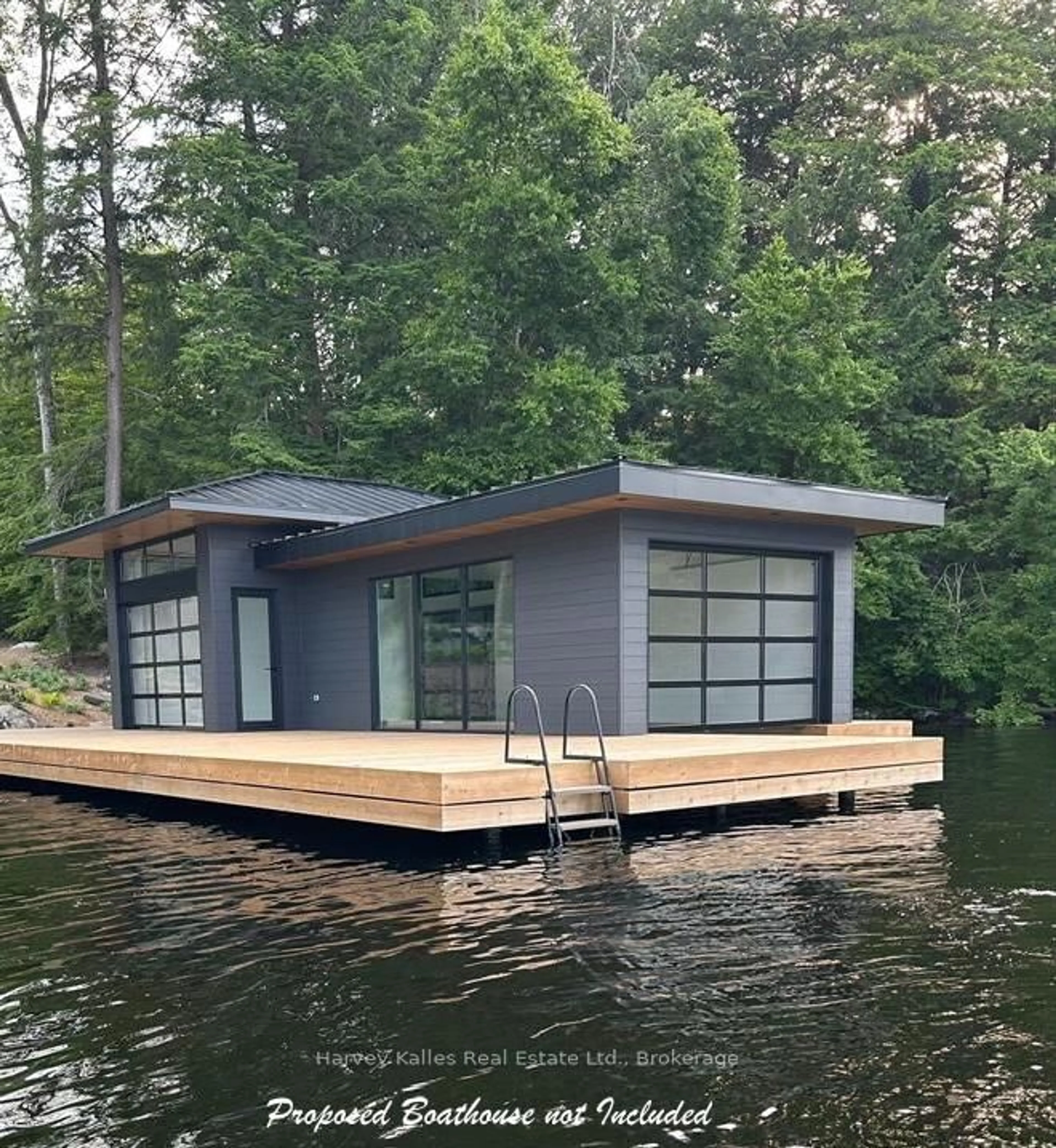 Home with vinyl exterior material, water/lake/river/ocean view for 155 Highway 632 Highway, Muskoka Lakes Ontario P0C 1J0