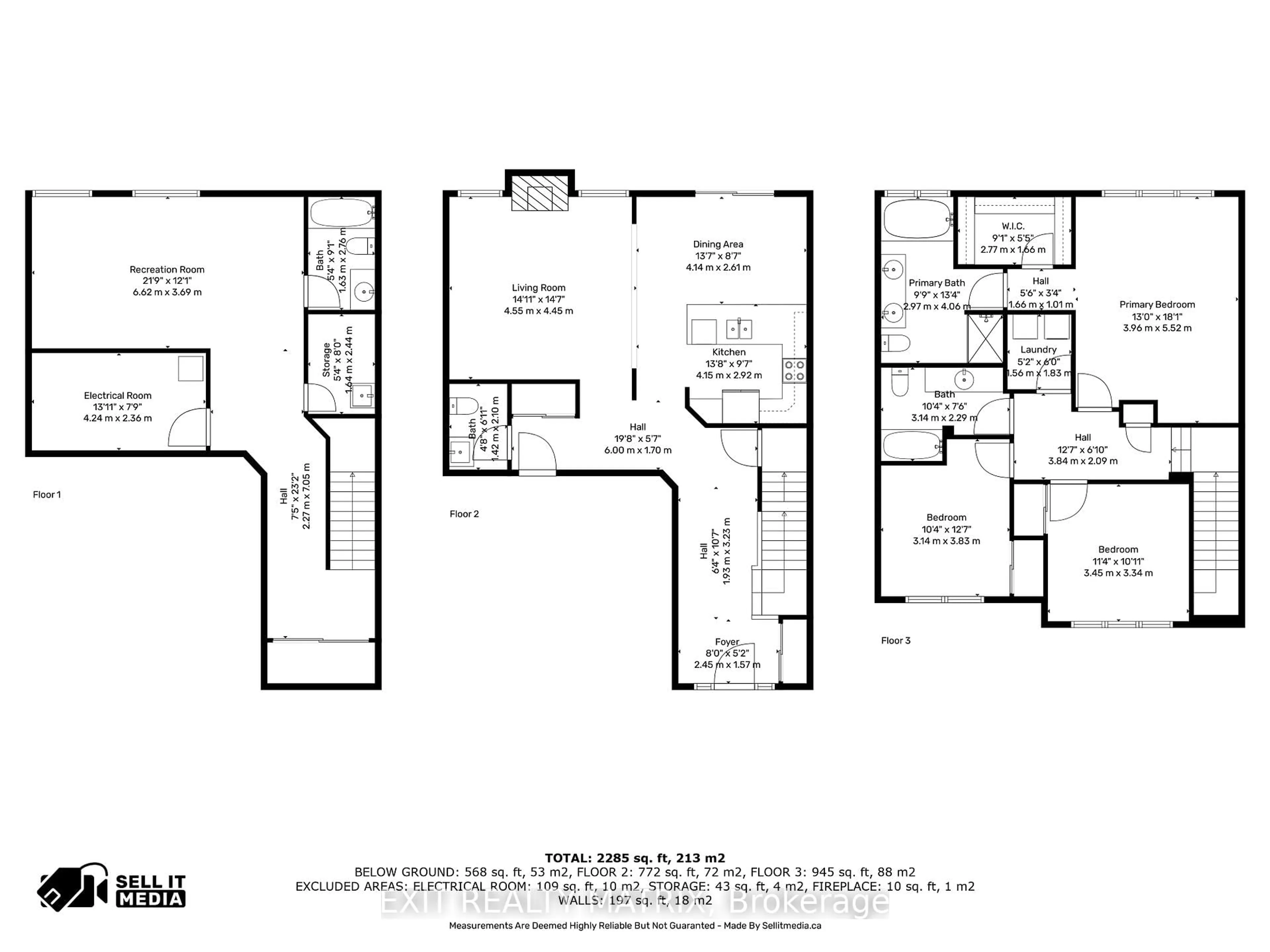 Floor plan for 682 Decoeur Dr, Orleans Ontario K4A 1H1