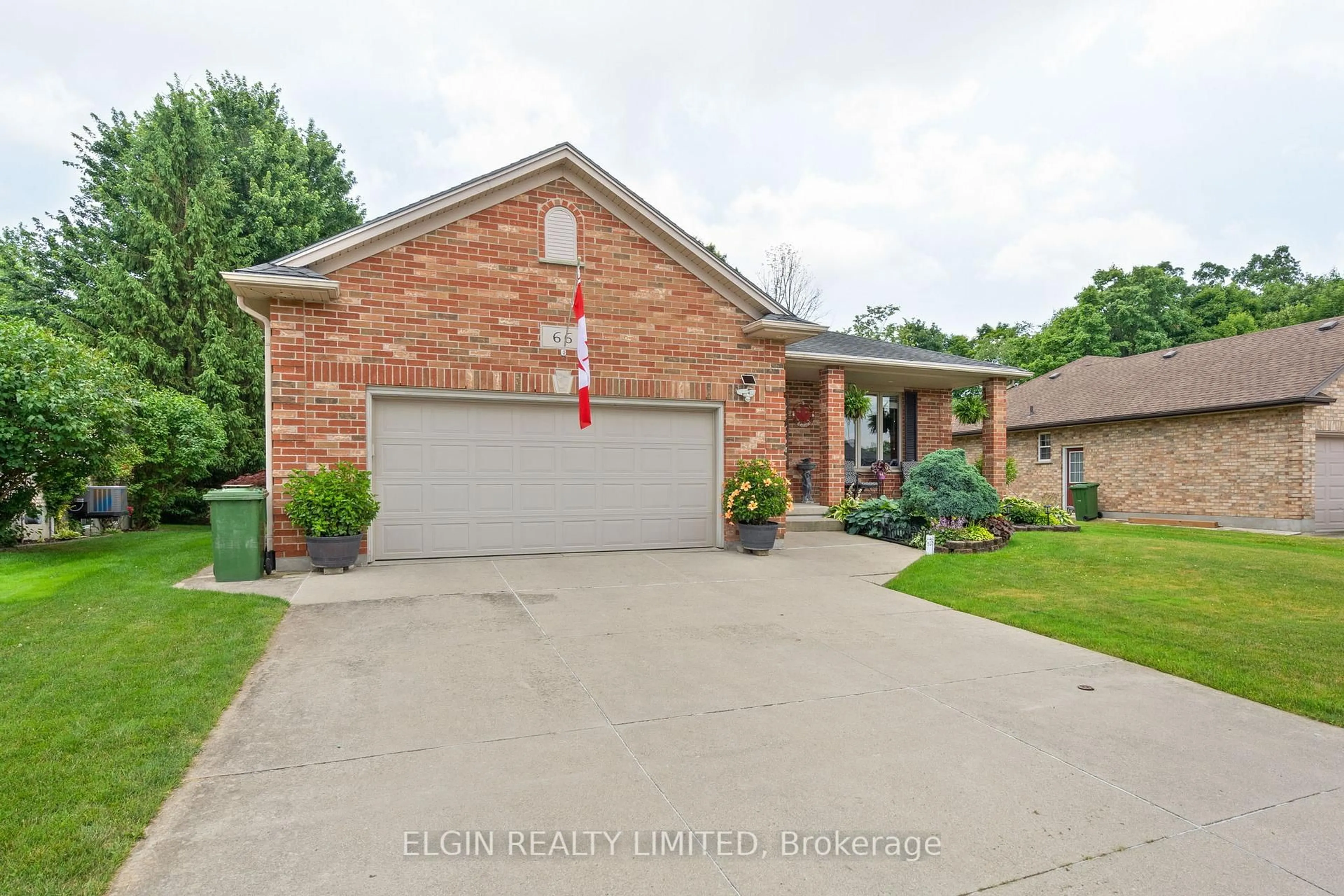 Home with brick exterior material, street for 66 Donker Dr, St. Thomas Ontario N5P 4L2