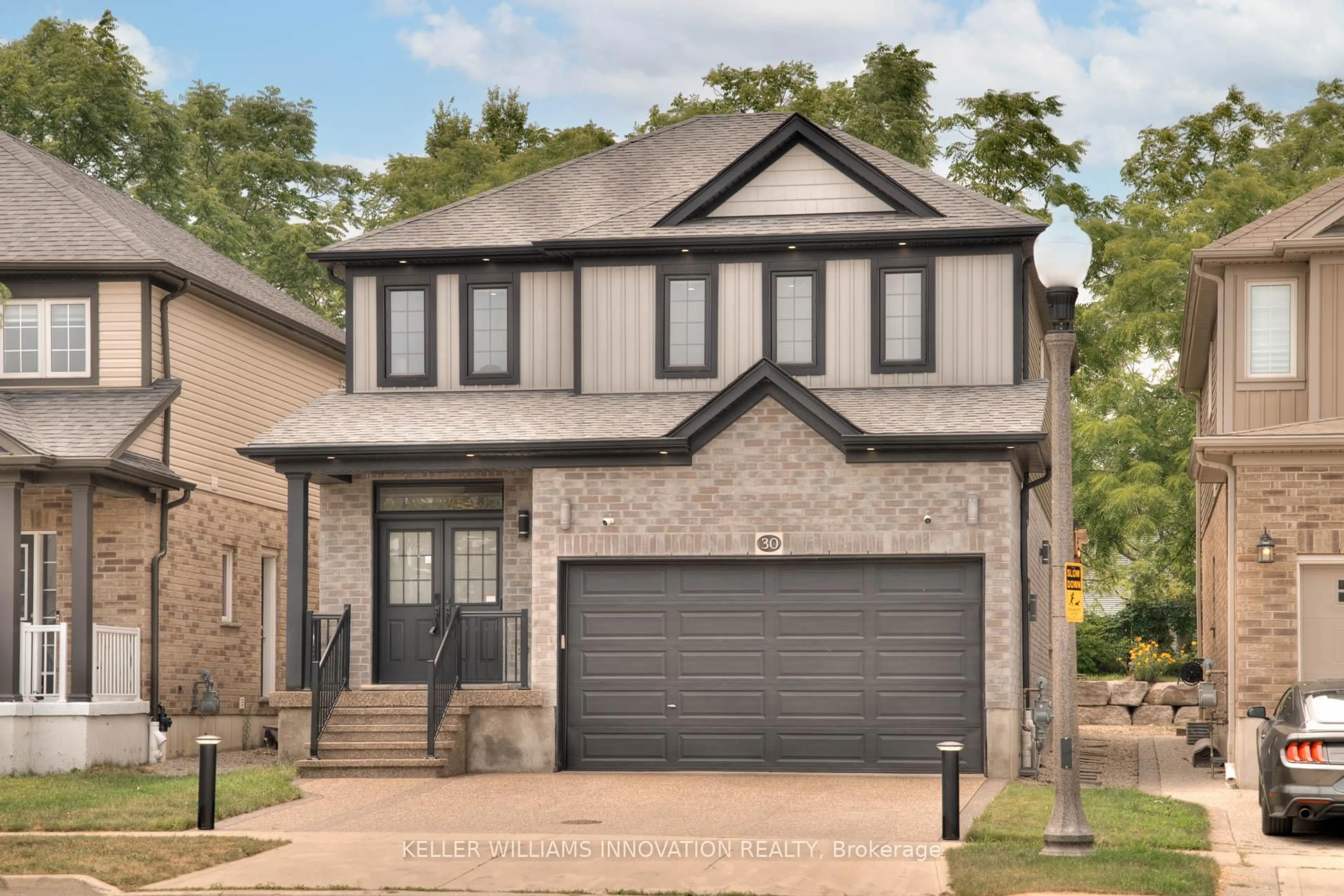 Home with brick exterior material, street for 30 Mistywood St, Kitchener Ontario N2P 0E7