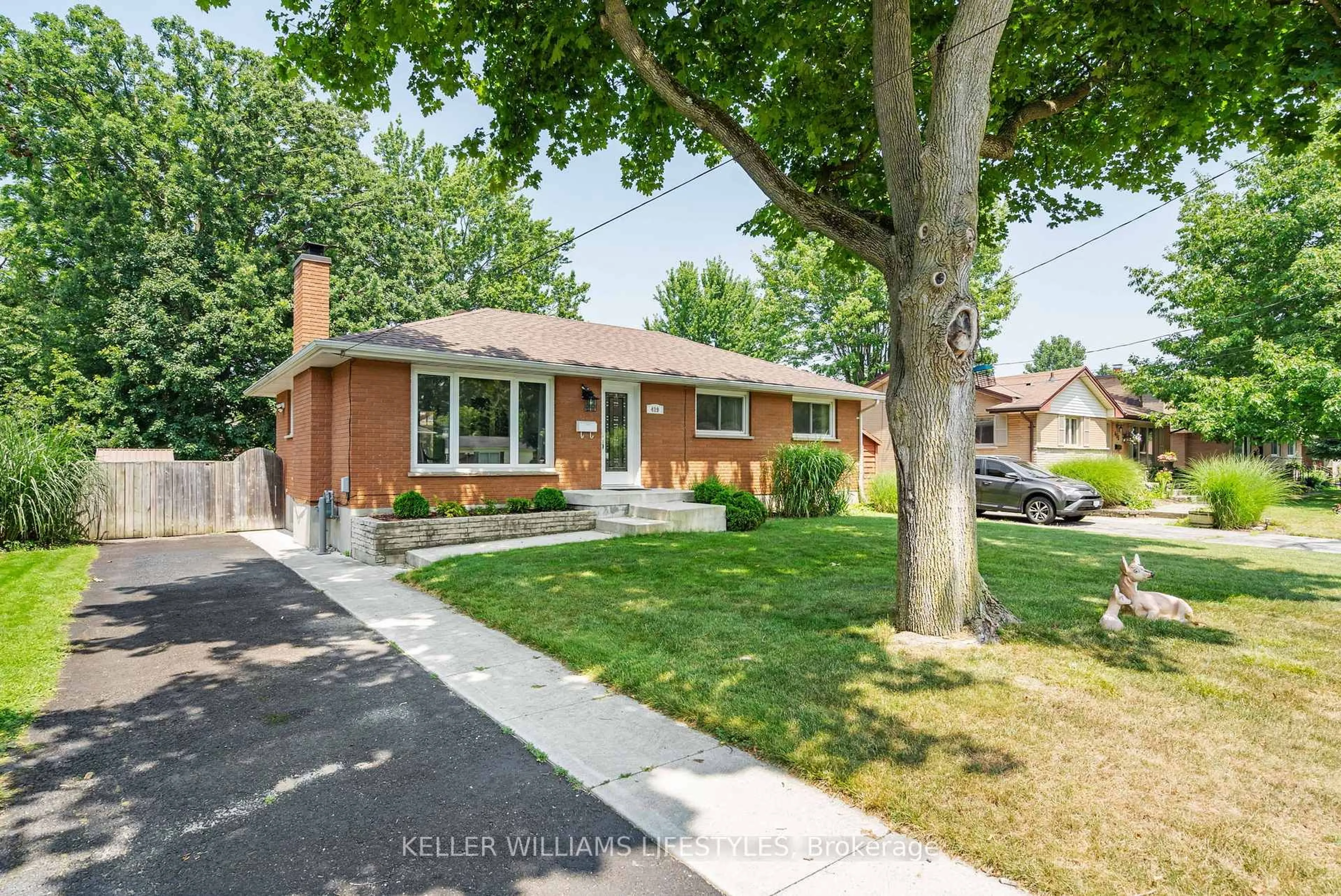Home with brick exterior material, street for 419 Randol Dr, London South Ontario N6J 1C5