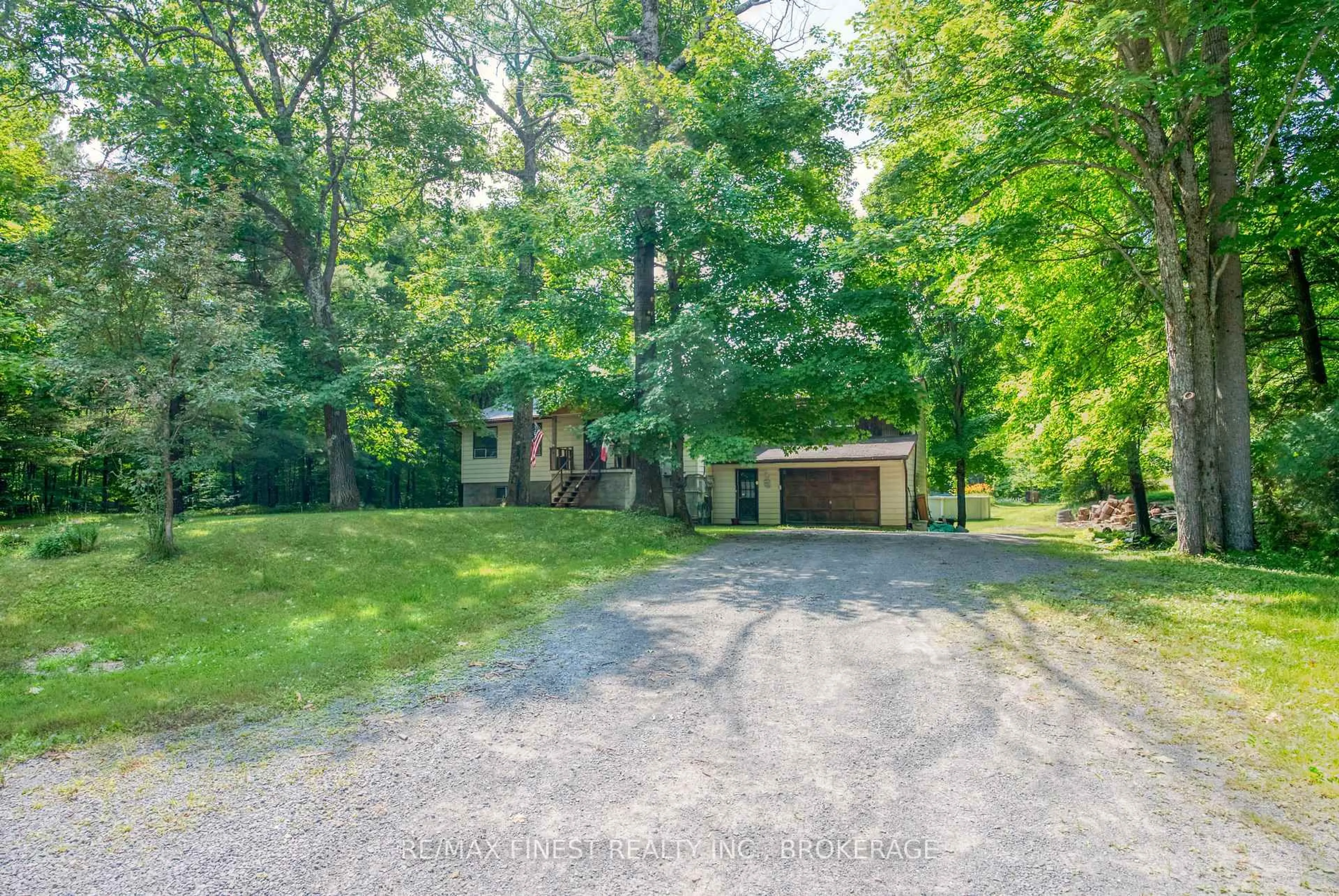 A pic from outside/outdoor area/front of a property/back of a property/a pic from drone, unknown for 90 Bradshaw Rd, Tichborne Ontario K0H 2V0