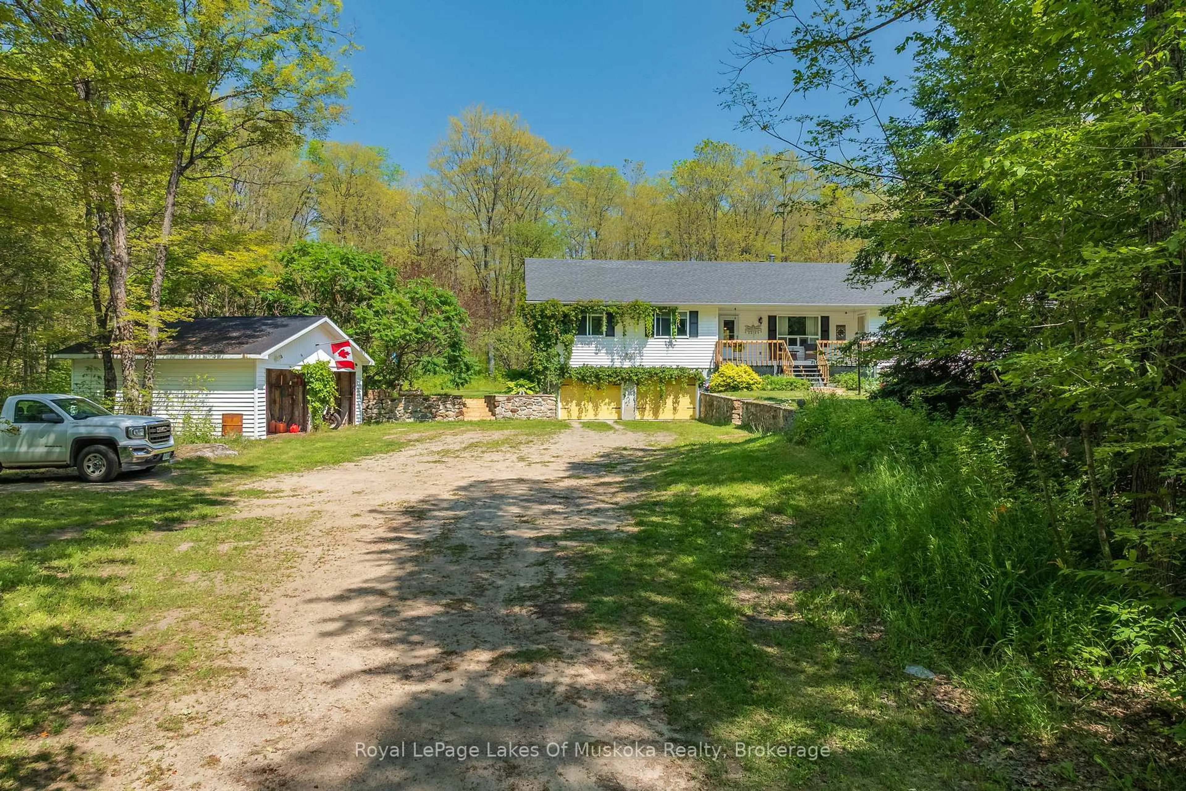 A pic from outside/outdoor area/front of a property/back of a property/a pic from drone, unknown for 1101 Starratt Rd, Ryerson Ontario P0A 1C0