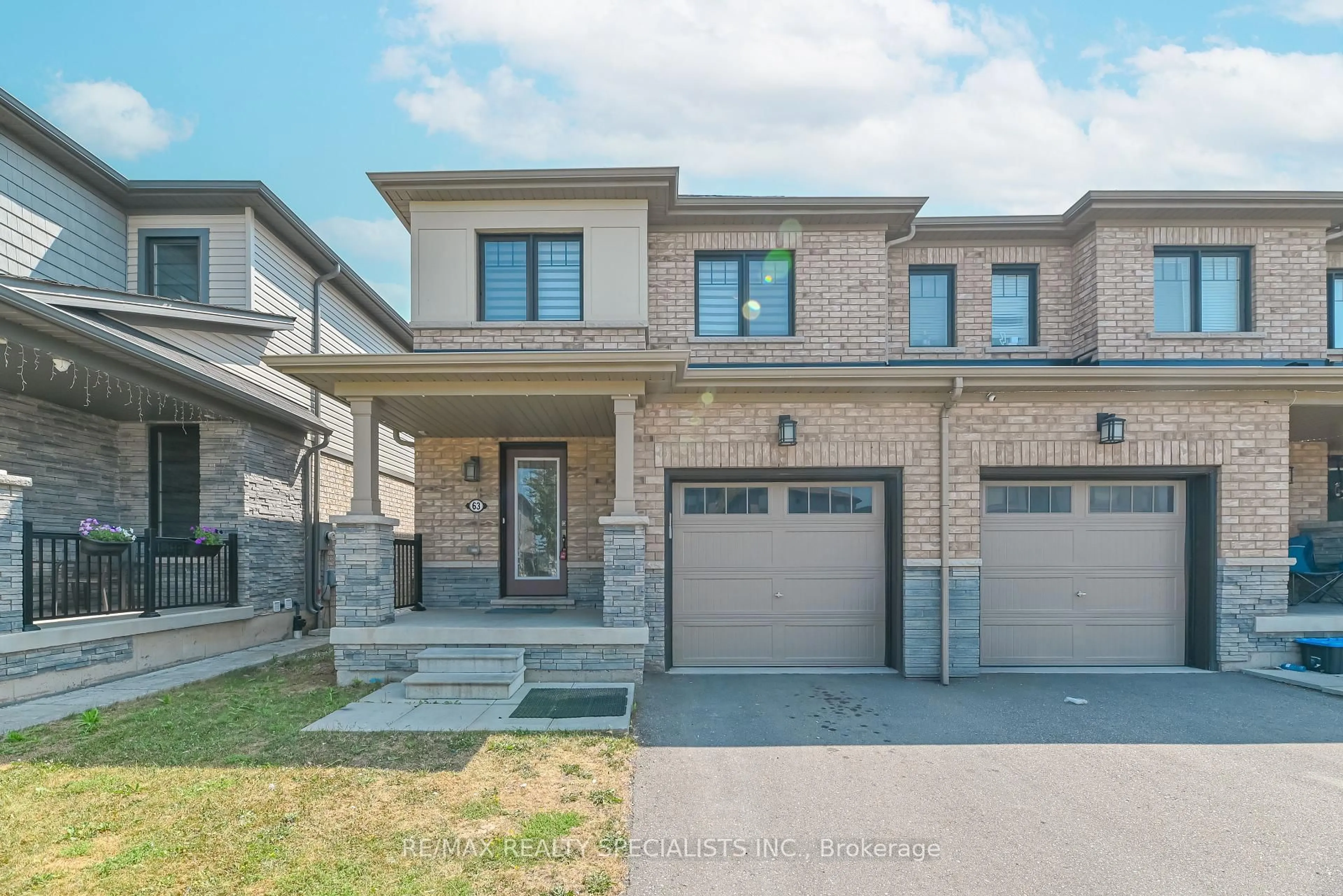 Home with brick exterior material, street for 63 Bedrock Dr, Hamilton Ontario L8J 0K6