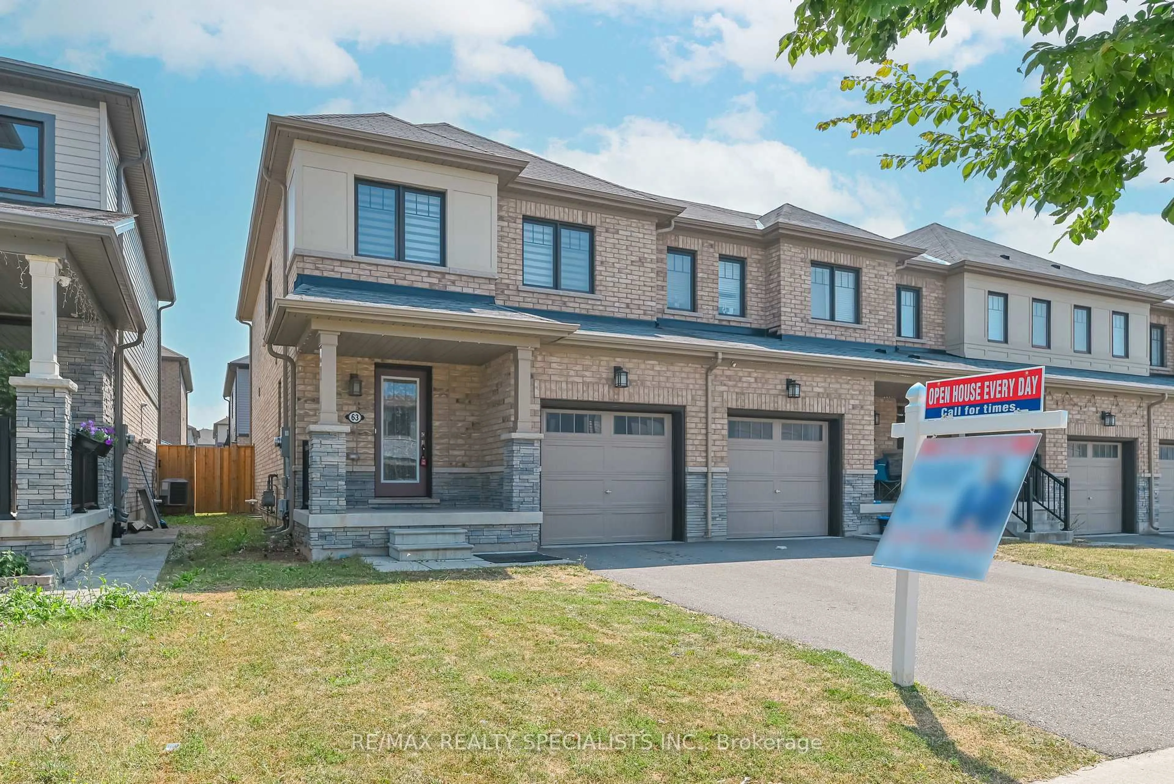 Home with brick exterior material, street for 63 Bedrock Dr, Hamilton Ontario L8J 0K6