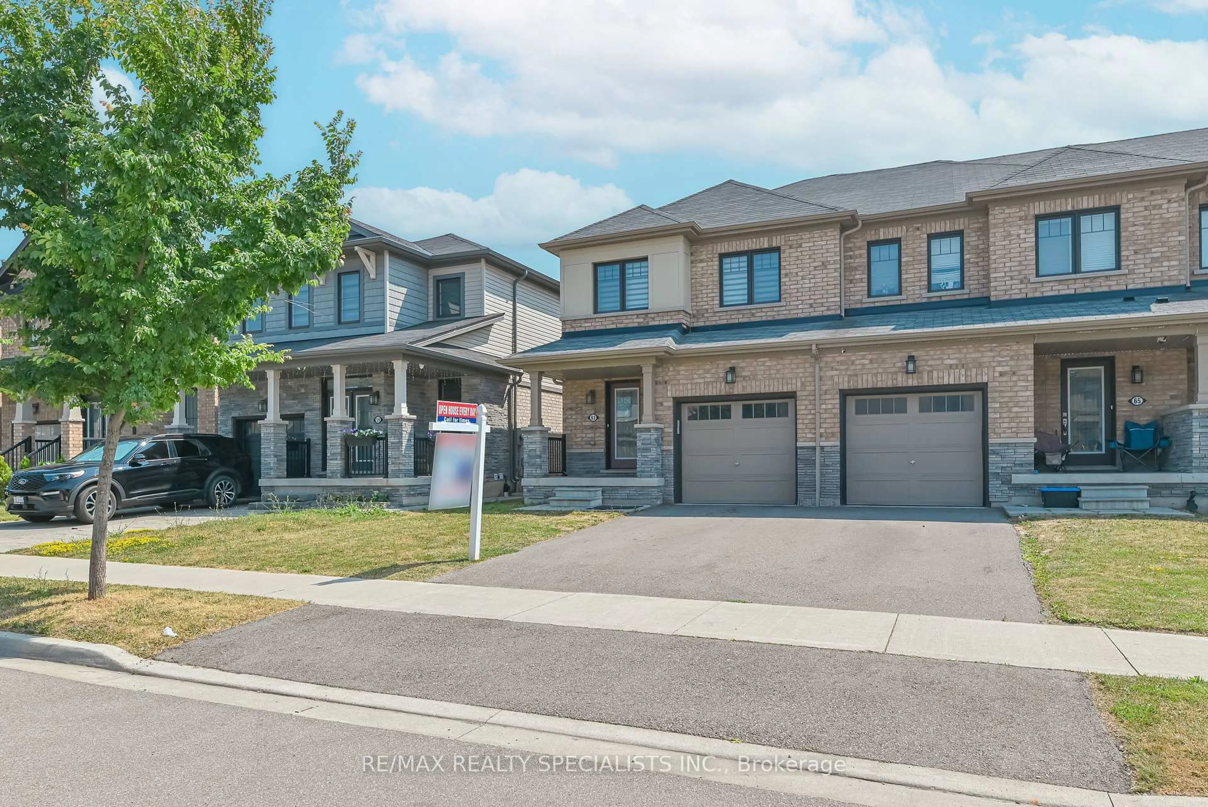 Home with brick exterior material, street for 63 Bedrock Dr, Hamilton Ontario L8J 0K6
