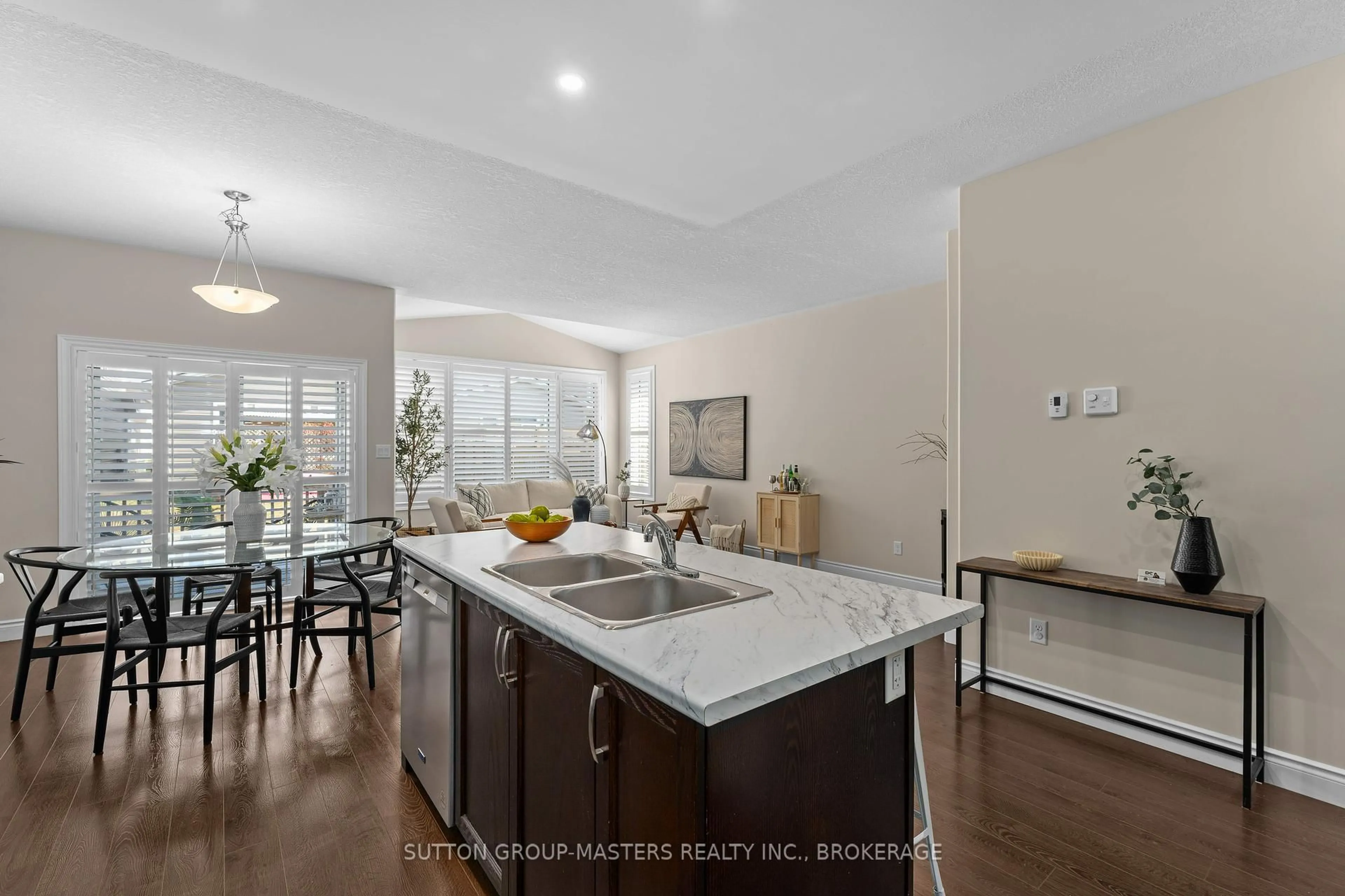 Open concept kitchen, ceramic/tile floor for 408 Beth Cres, Kingston Ontario K7P 0K9