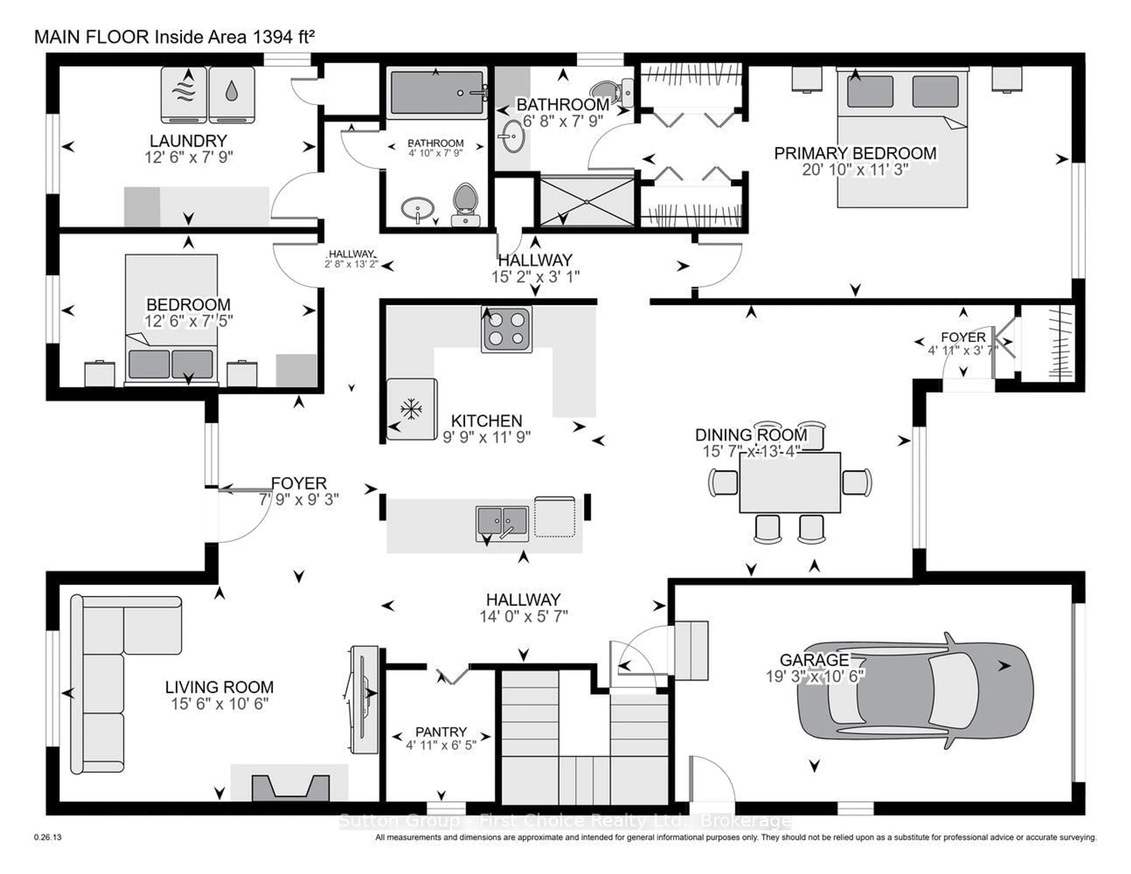 Floor plan for 259 Greenwood Dr, Stratford Ontario N5A 7K6