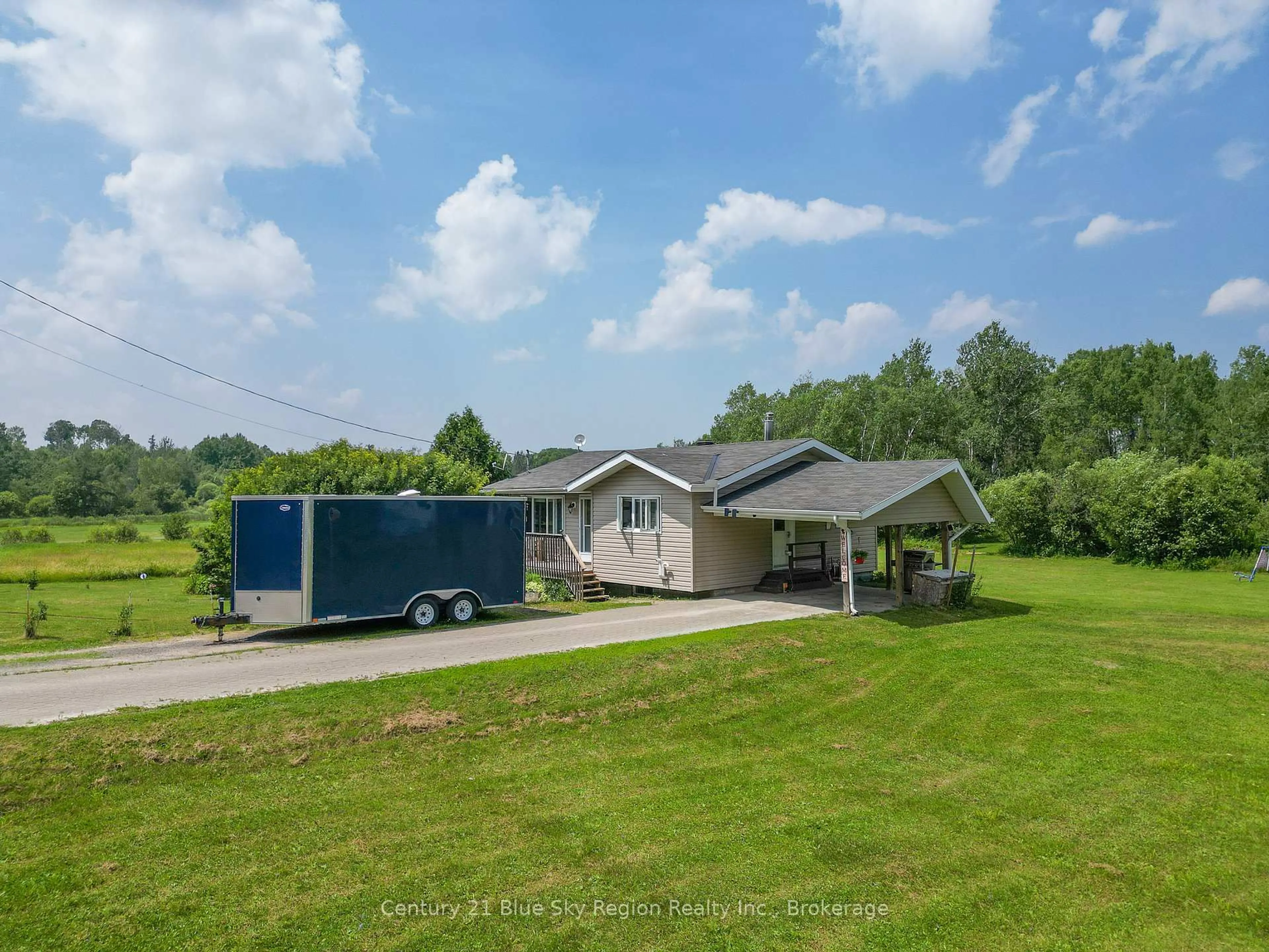 A pic from outside/outdoor area/front of a property/back of a property/a pic from drone, unknown for 222 Bertha Rd, East Ferris Ontario P0H 1K0
