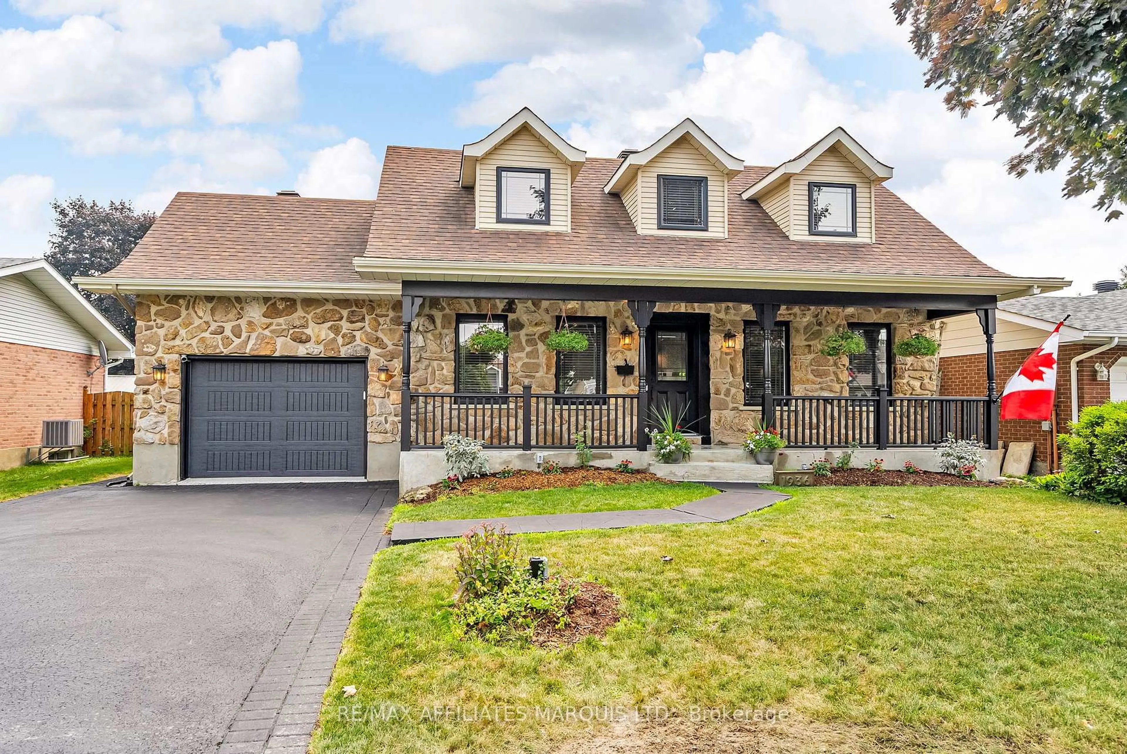 Home with brick exterior material, street for 1936 Concorde Ave, Cornwall Ontario K6H 6M7