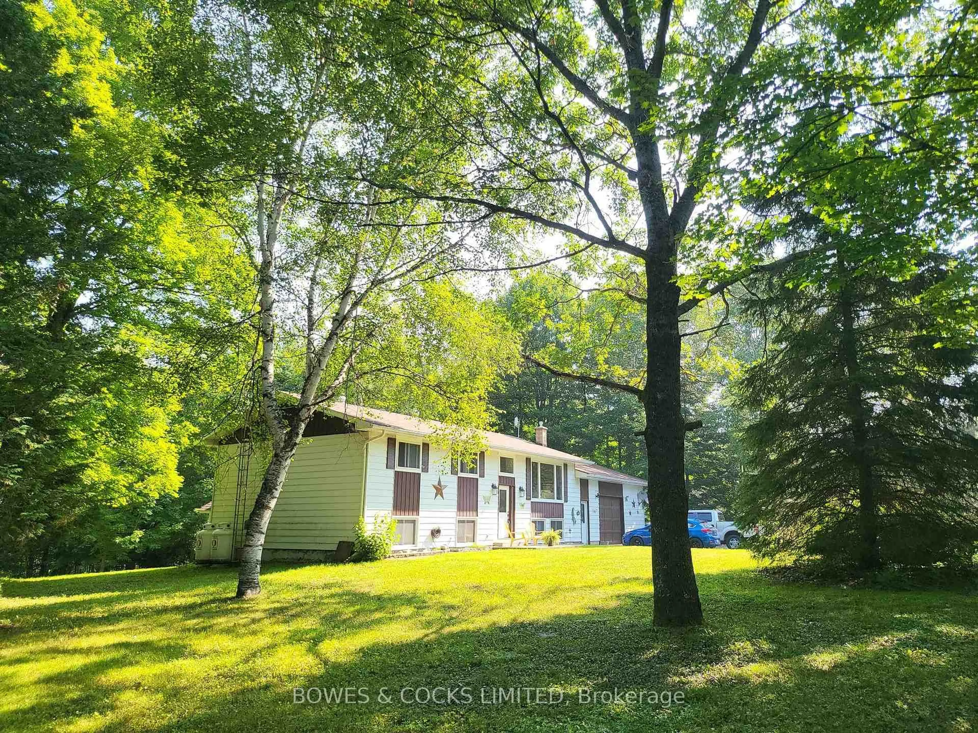 A pic from outside/outdoor area/front of a property/back of a property/a pic from drone, forest/trees view for 109 QUARRY Rd, Bancroft Ontario K0L 1C0