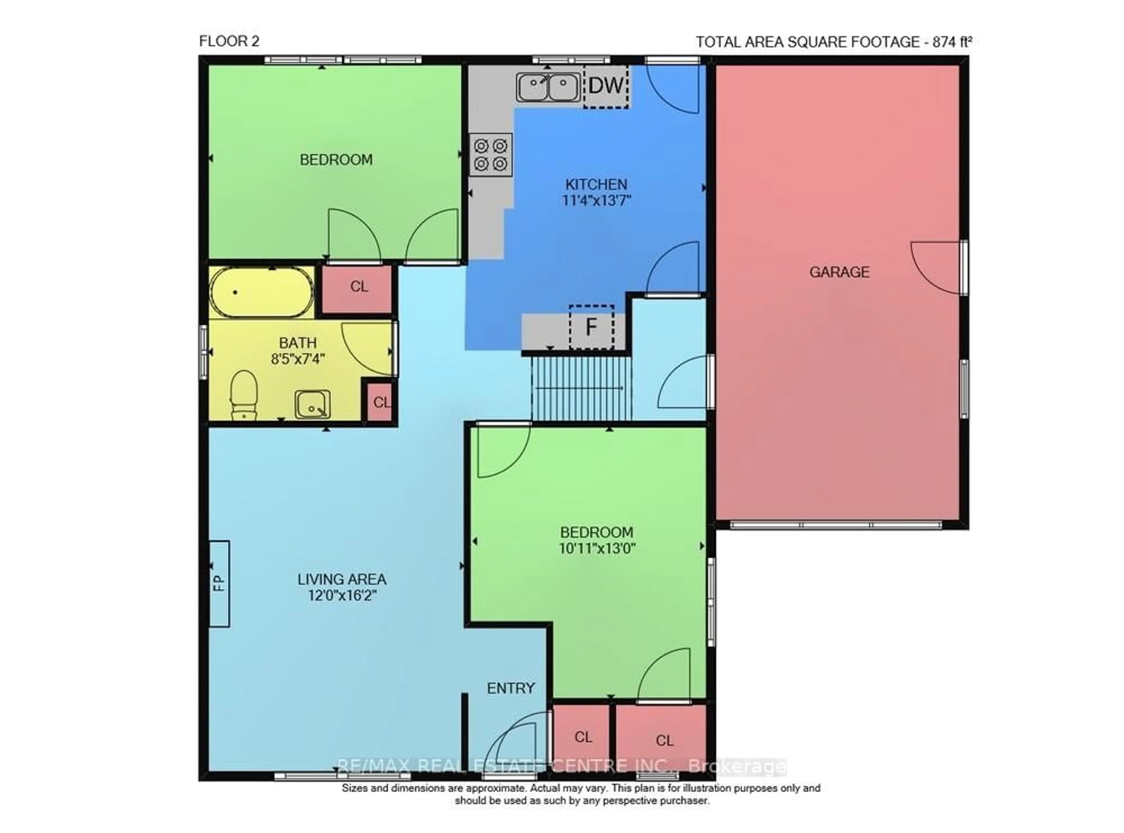 Floor plan for 169 Pottruff Rd, Hamilton Ontario L8K 4A6