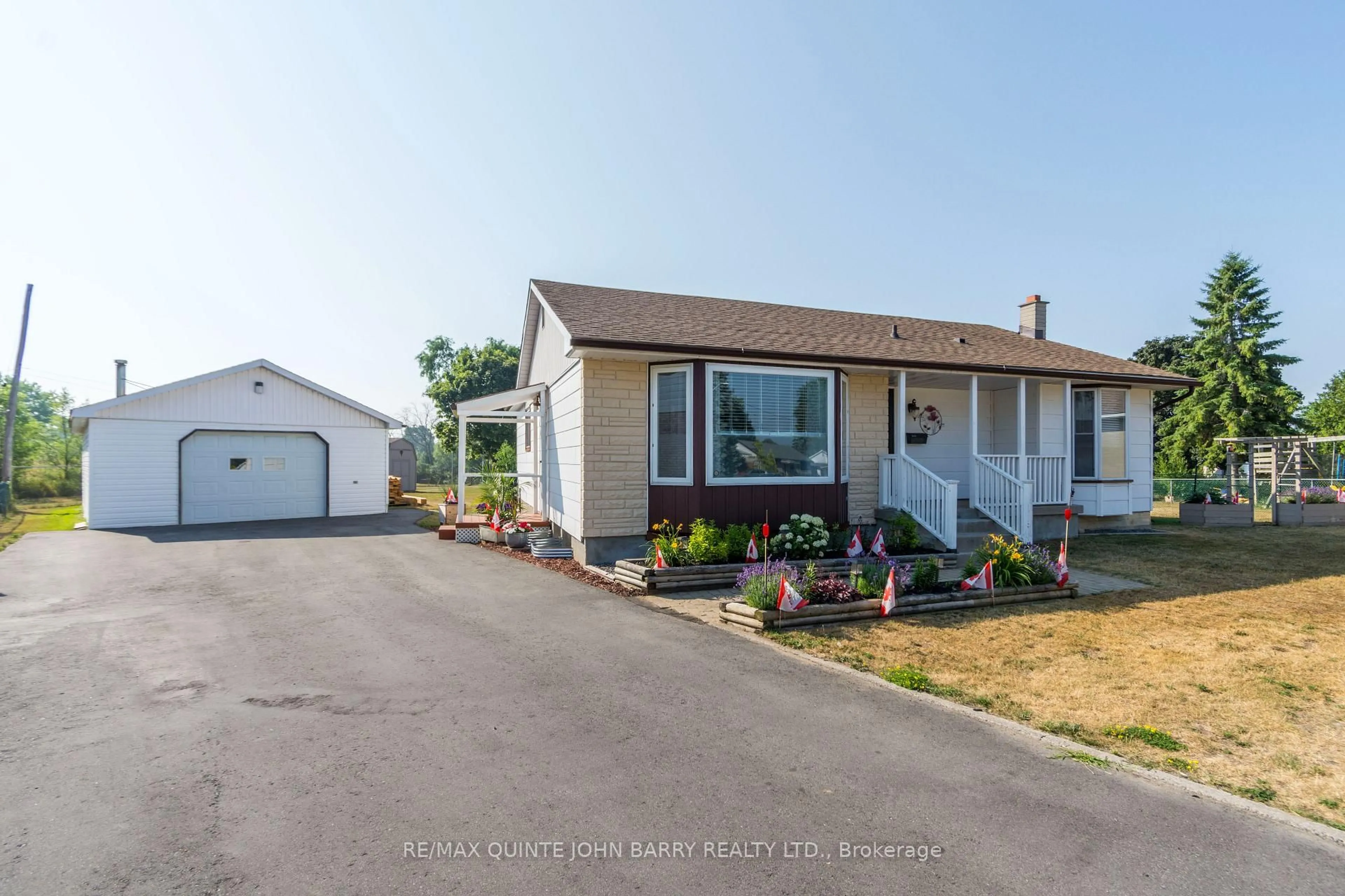 A pic from outside/outdoor area/front of a property/back of a property/a pic from drone, street for 15 Coleman Dr, Quinte West Ontario K8V 3A5