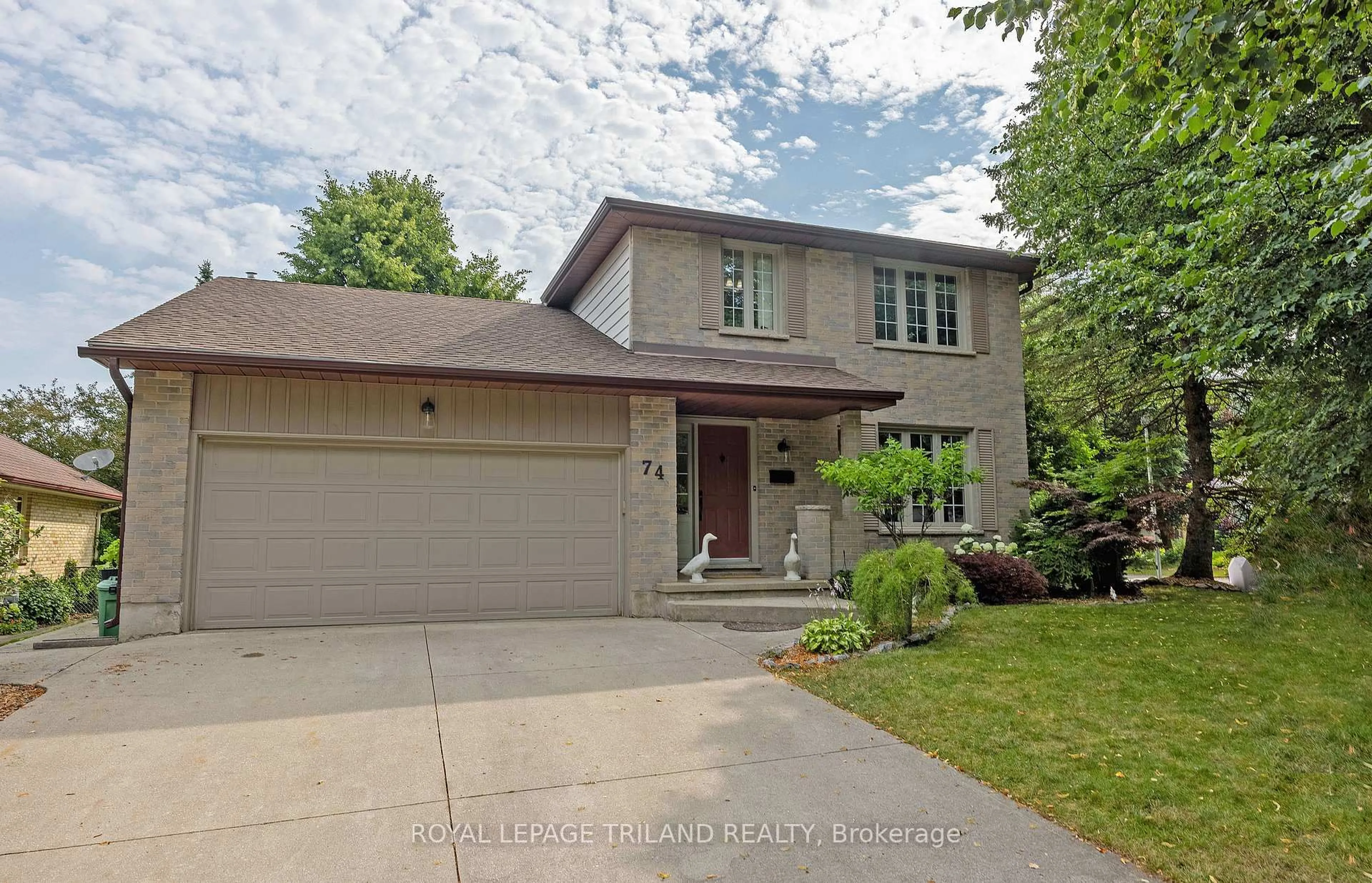 Home with brick exterior material, street for 74 Somerset Rd, London South Ontario N6K 3M7
