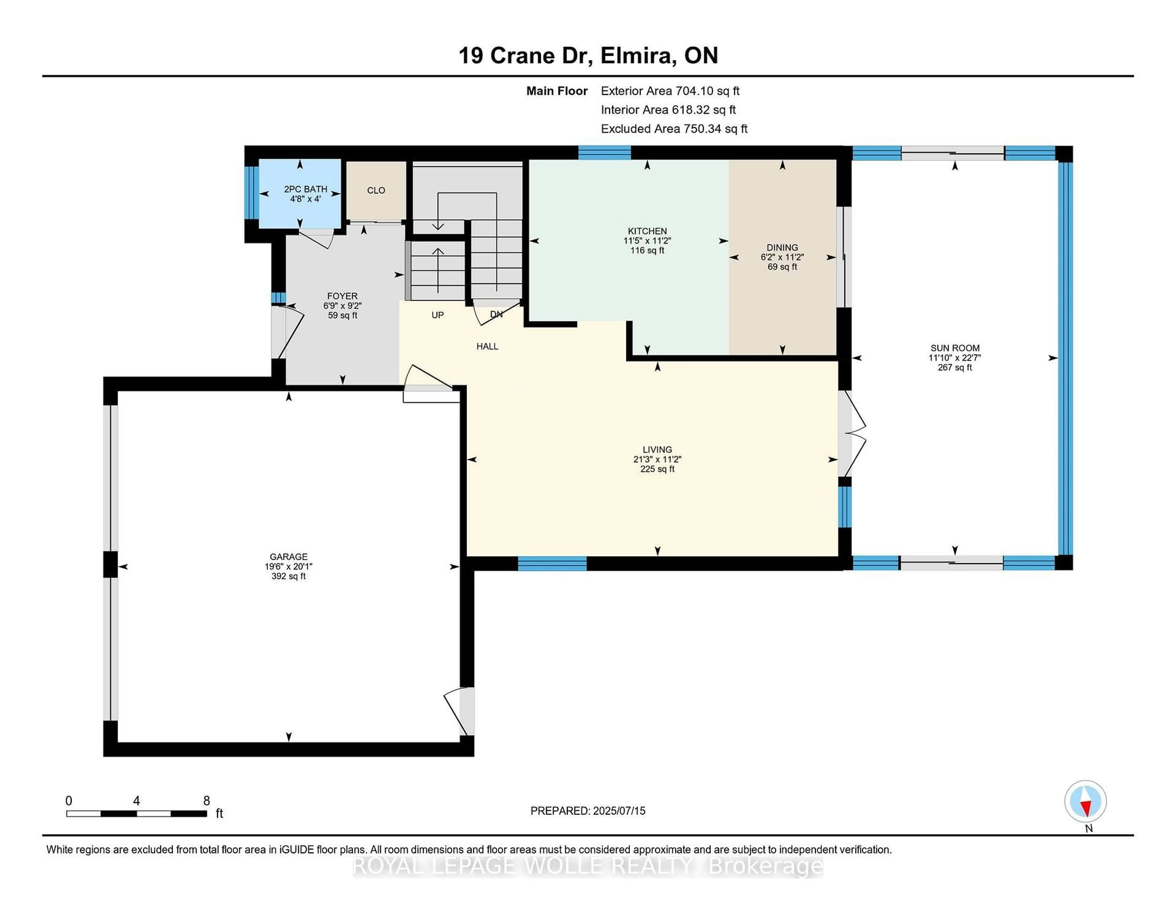 Floor plan for 19 Crane Dr, Woolwich Ontario N3B 3H4