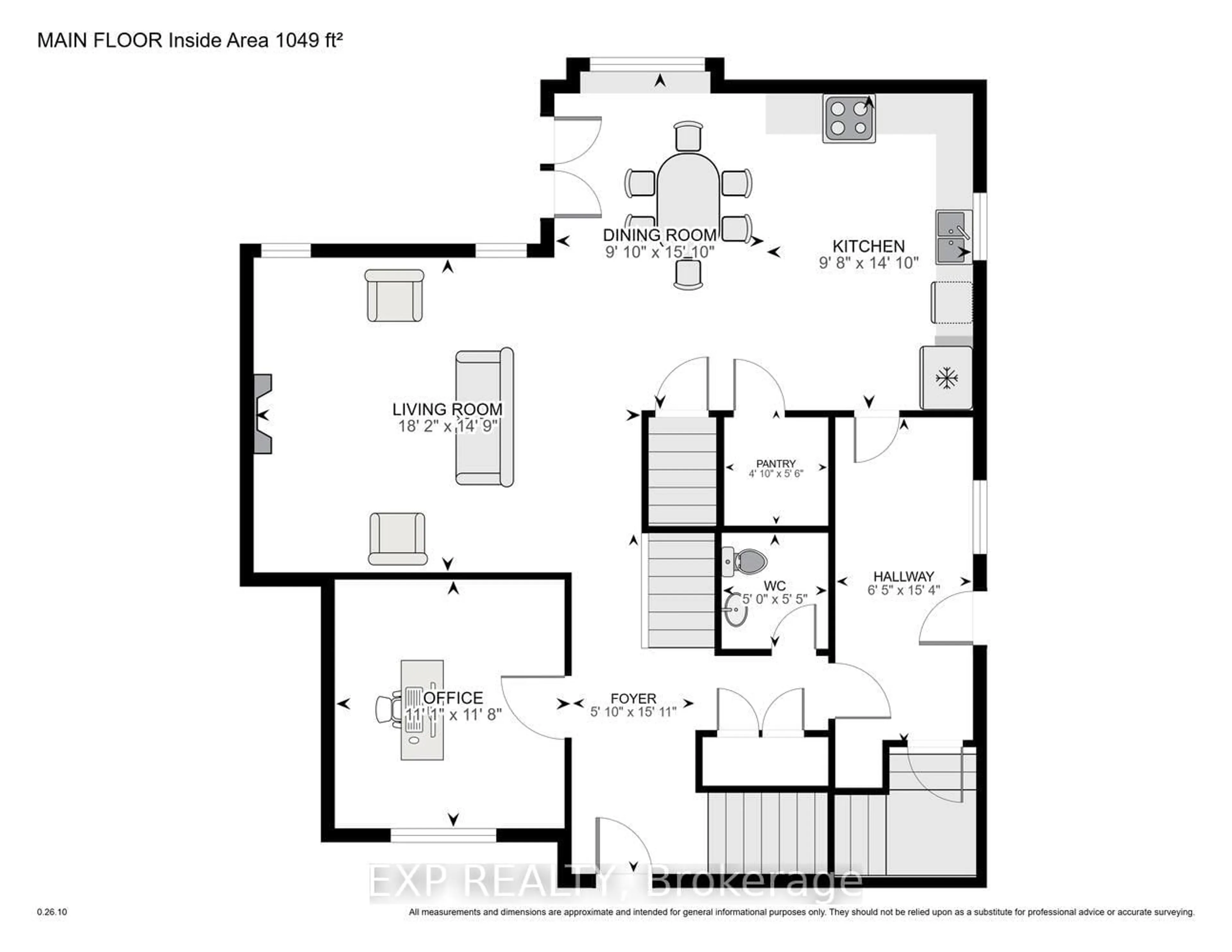 Floor plan for 1276 Crumlin Sdrd, London East Ontario N5V 1R8