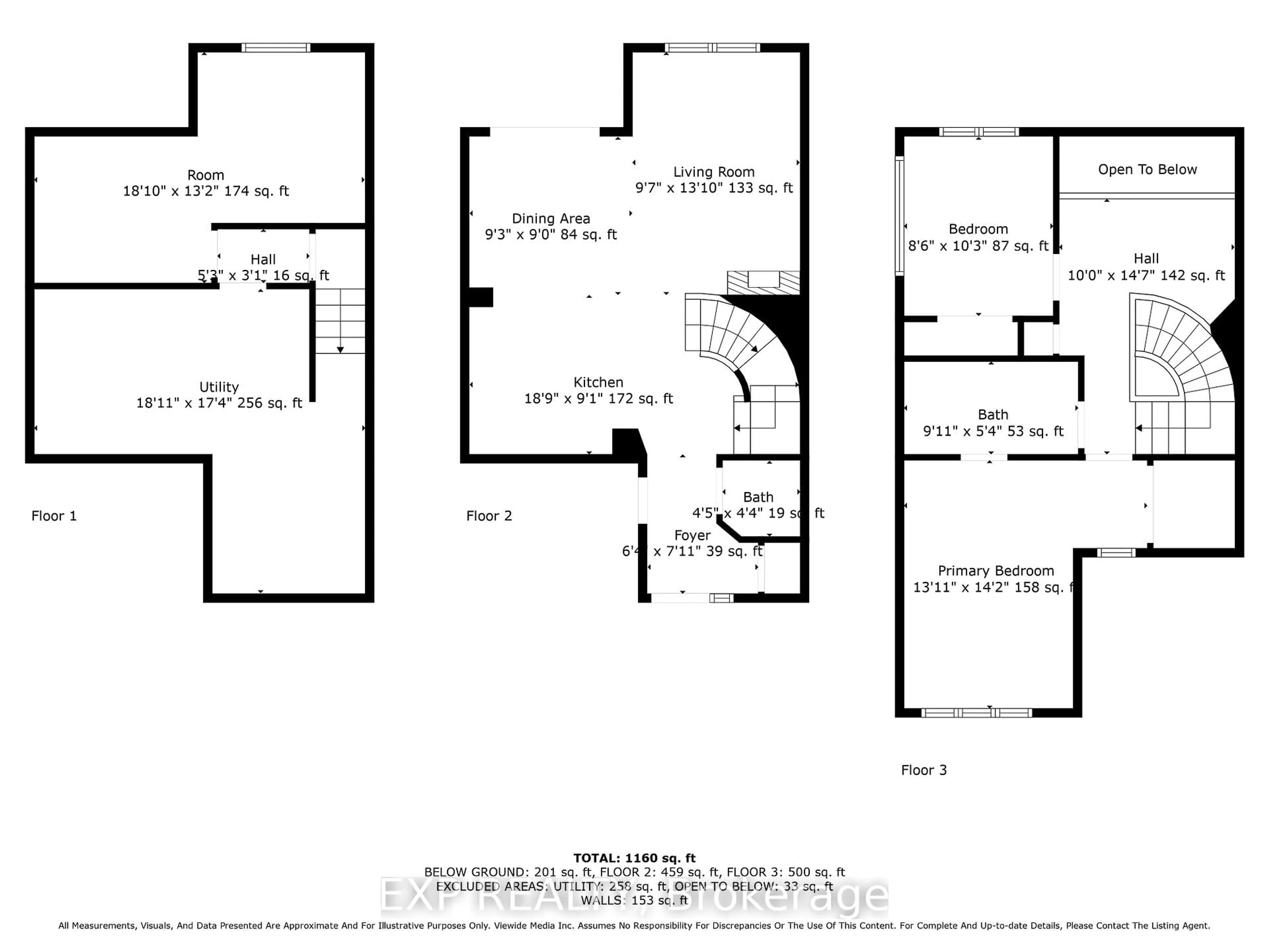 Floor plan for 196 Daventry Cres, Ottawa Ontario K2J 4N1