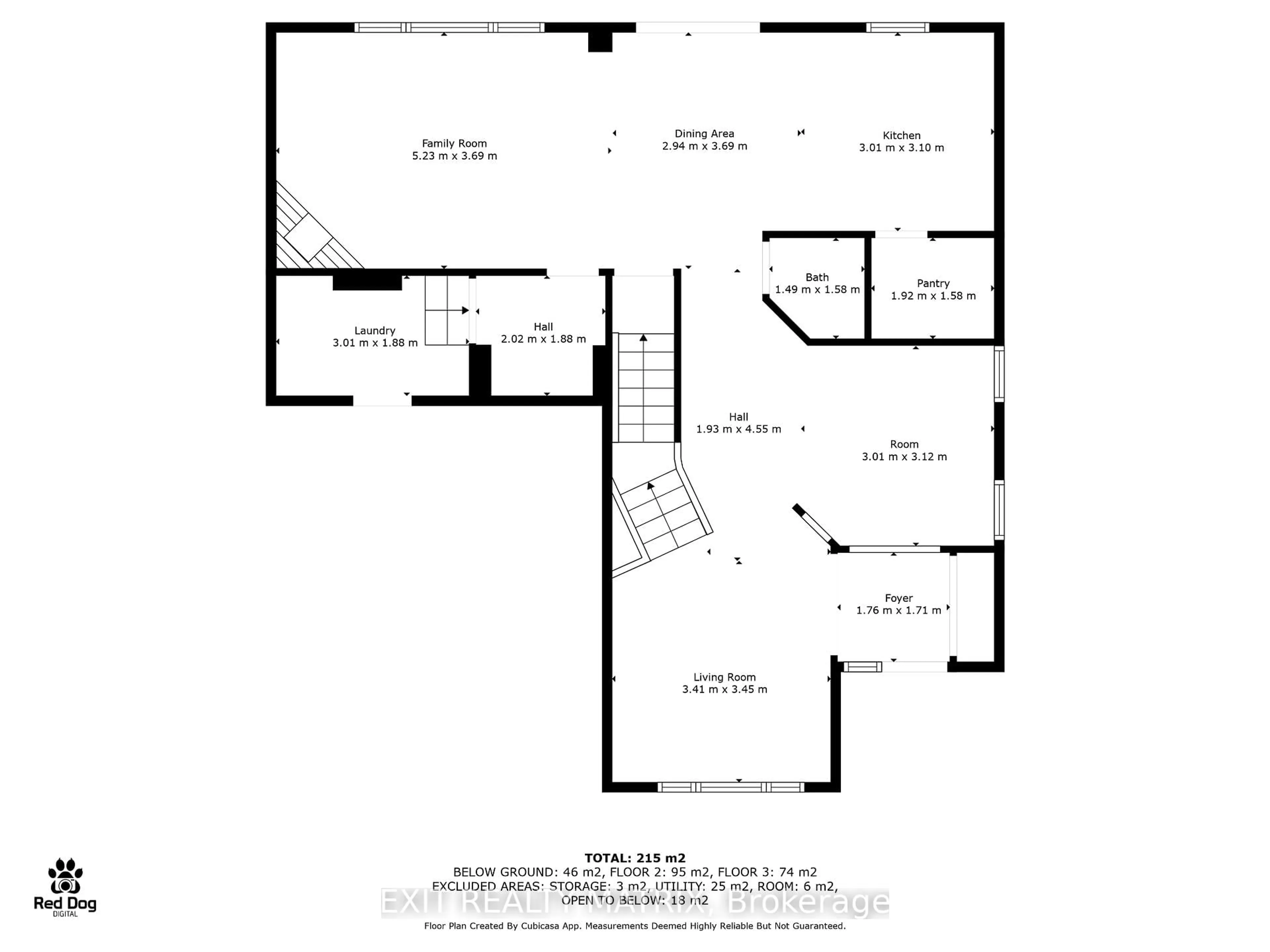 Floor plan for 133 Labelle St, Russell Ontario K0A 1W0