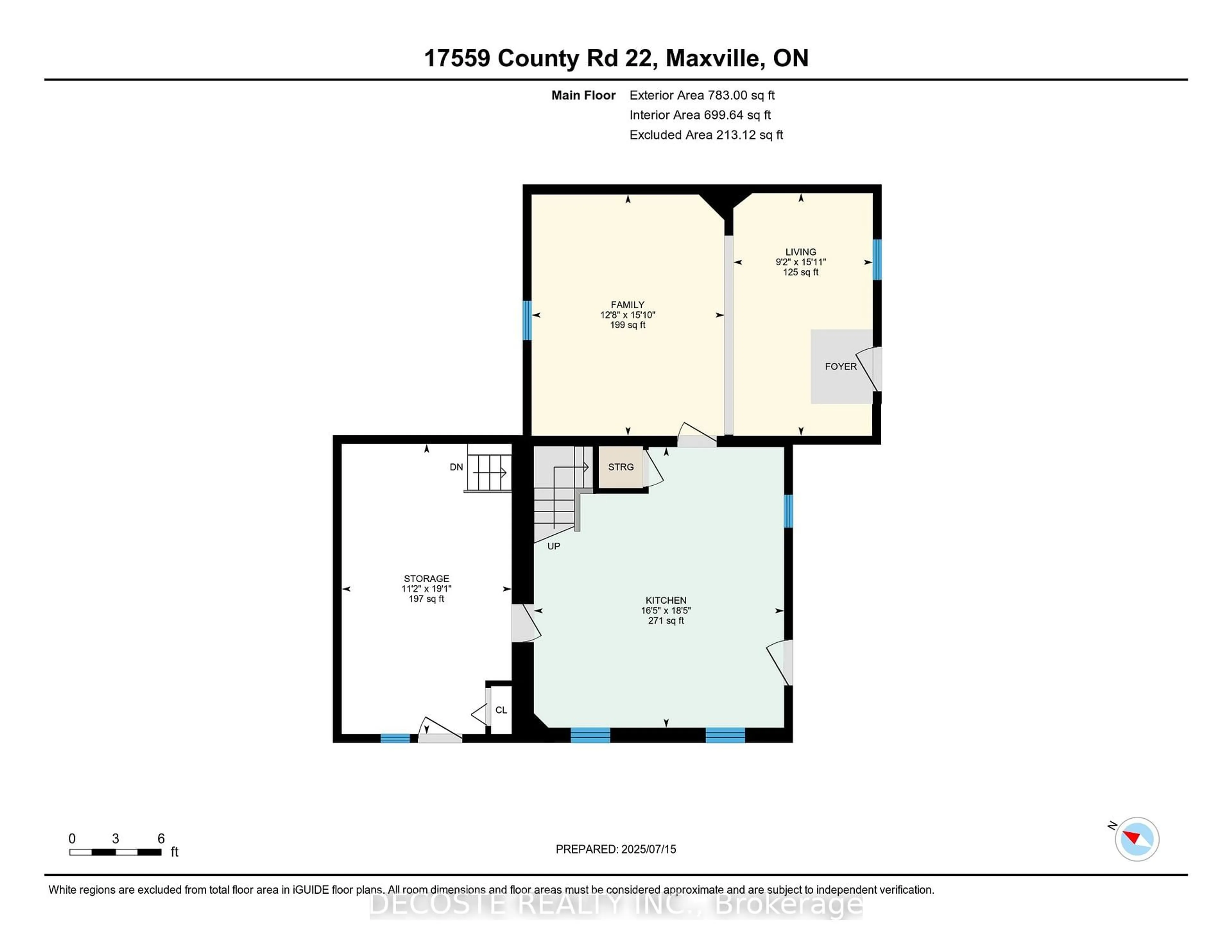 Floor plan for 17559 County 22 Rd, North Stormont Ontario K0C 1T0