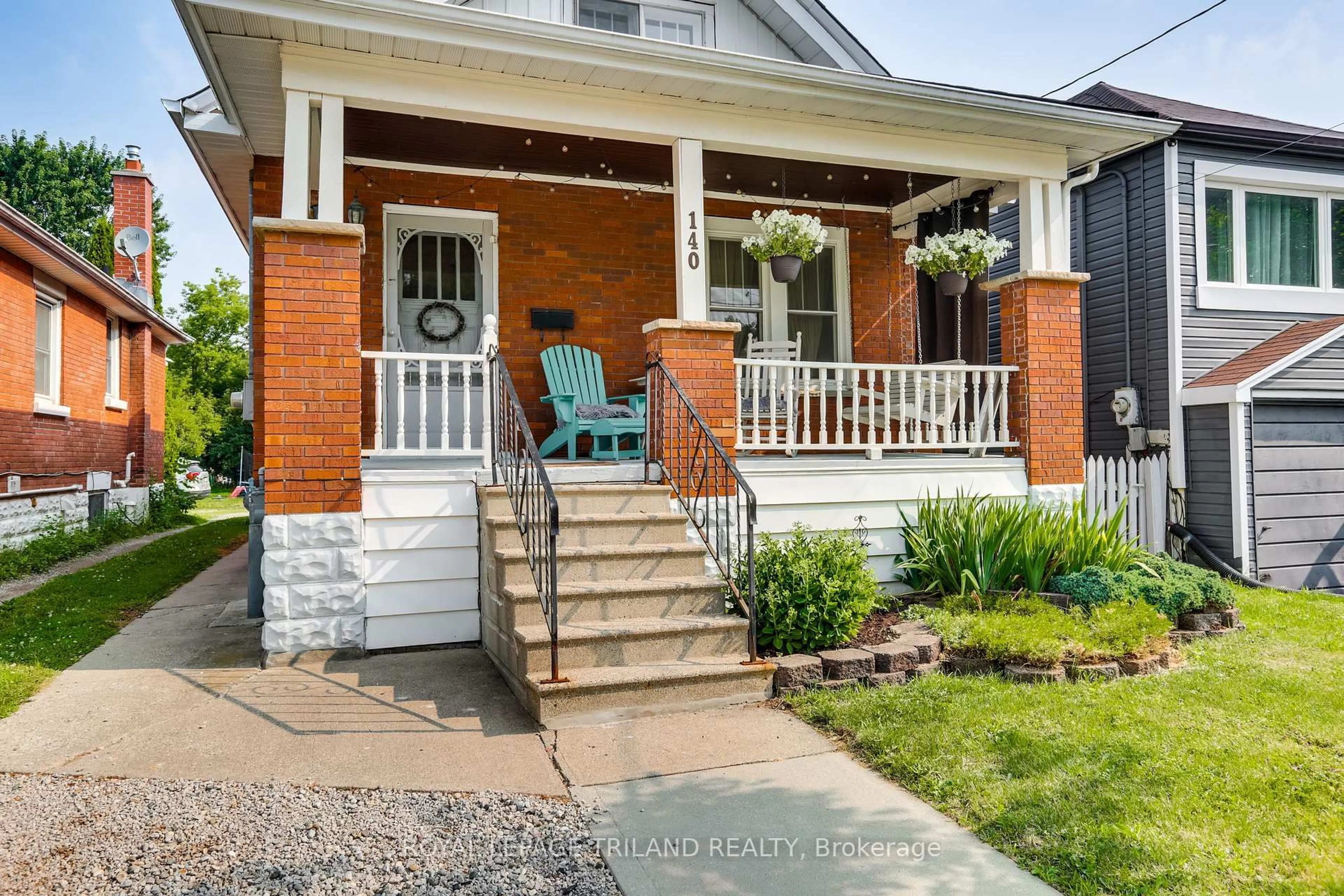 Home with brick exterior material, street for 140 Emery Ave, London South Ontario N6C 2E1