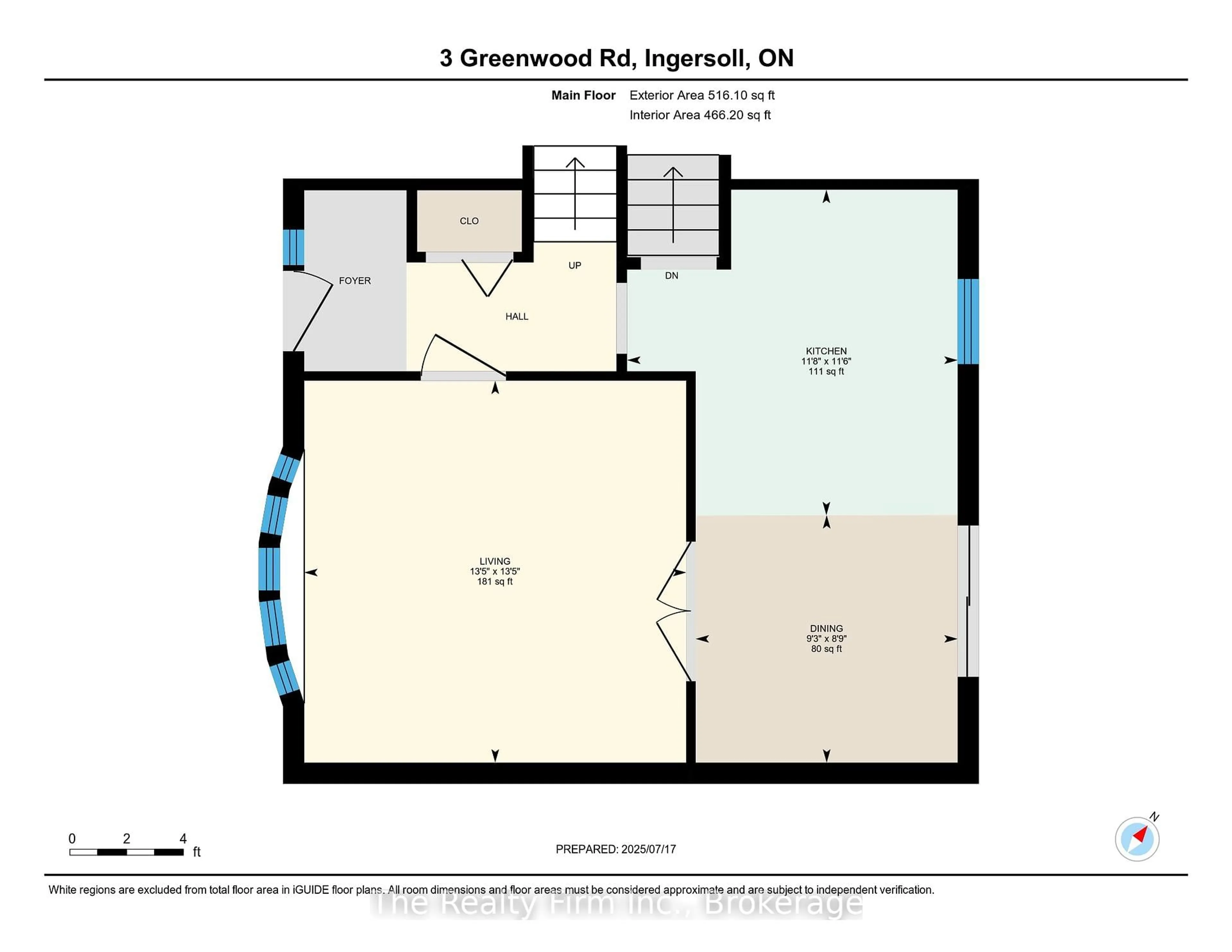 Floor plan for 3 Greenwood Rd, Ingersoll Ontario N5C 3N2