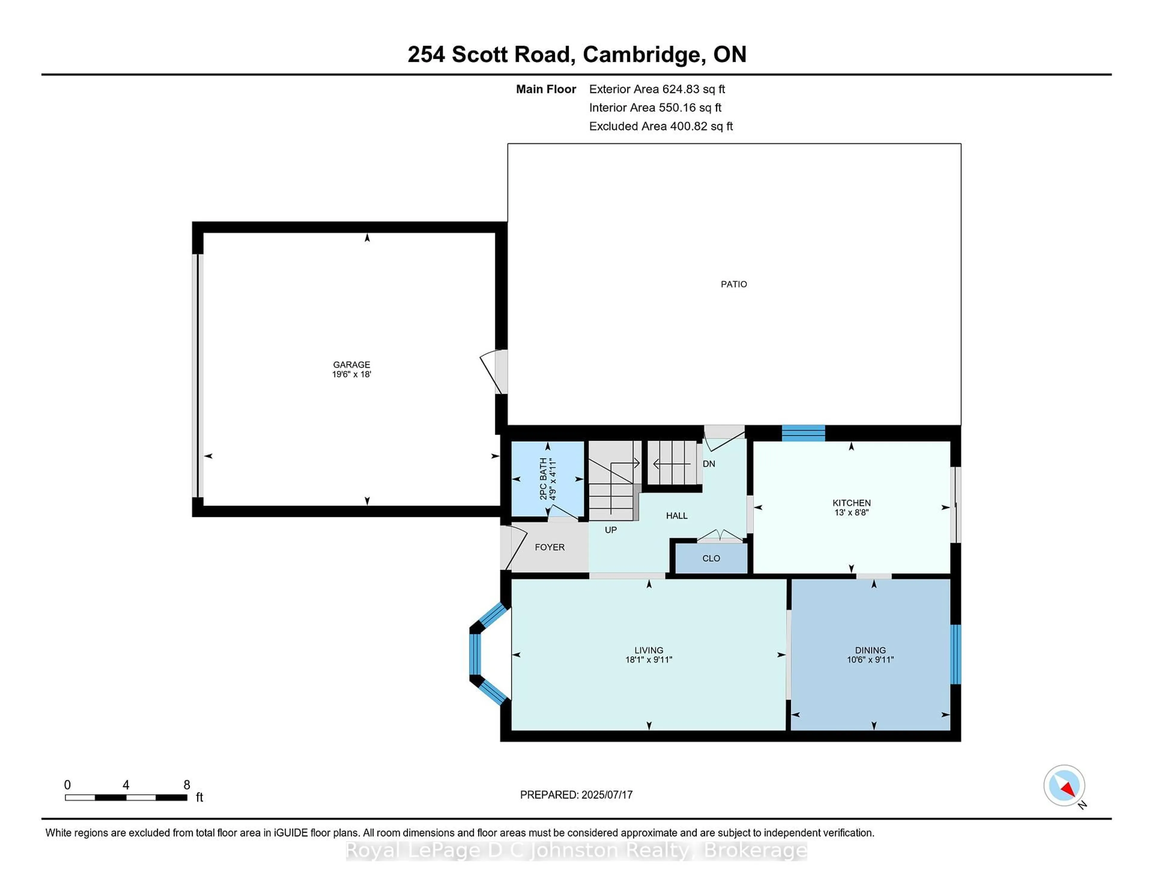 Floor plan for 254 Scott Rd, Cambridge Ontario N3C 3W8