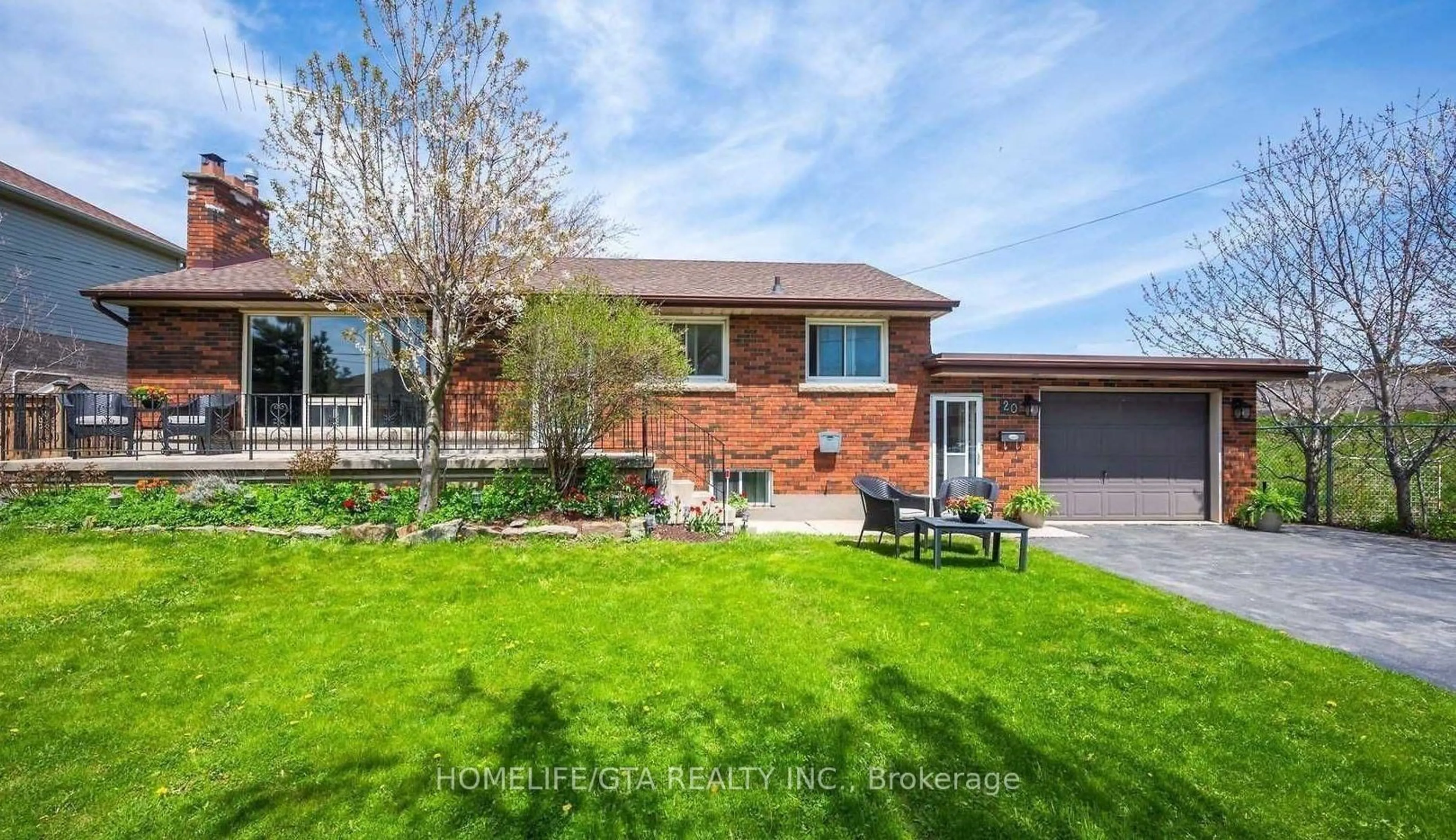 Home with brick exterior material, street for 20 Highland Rd, Hamilton Ontario L8J 2T7