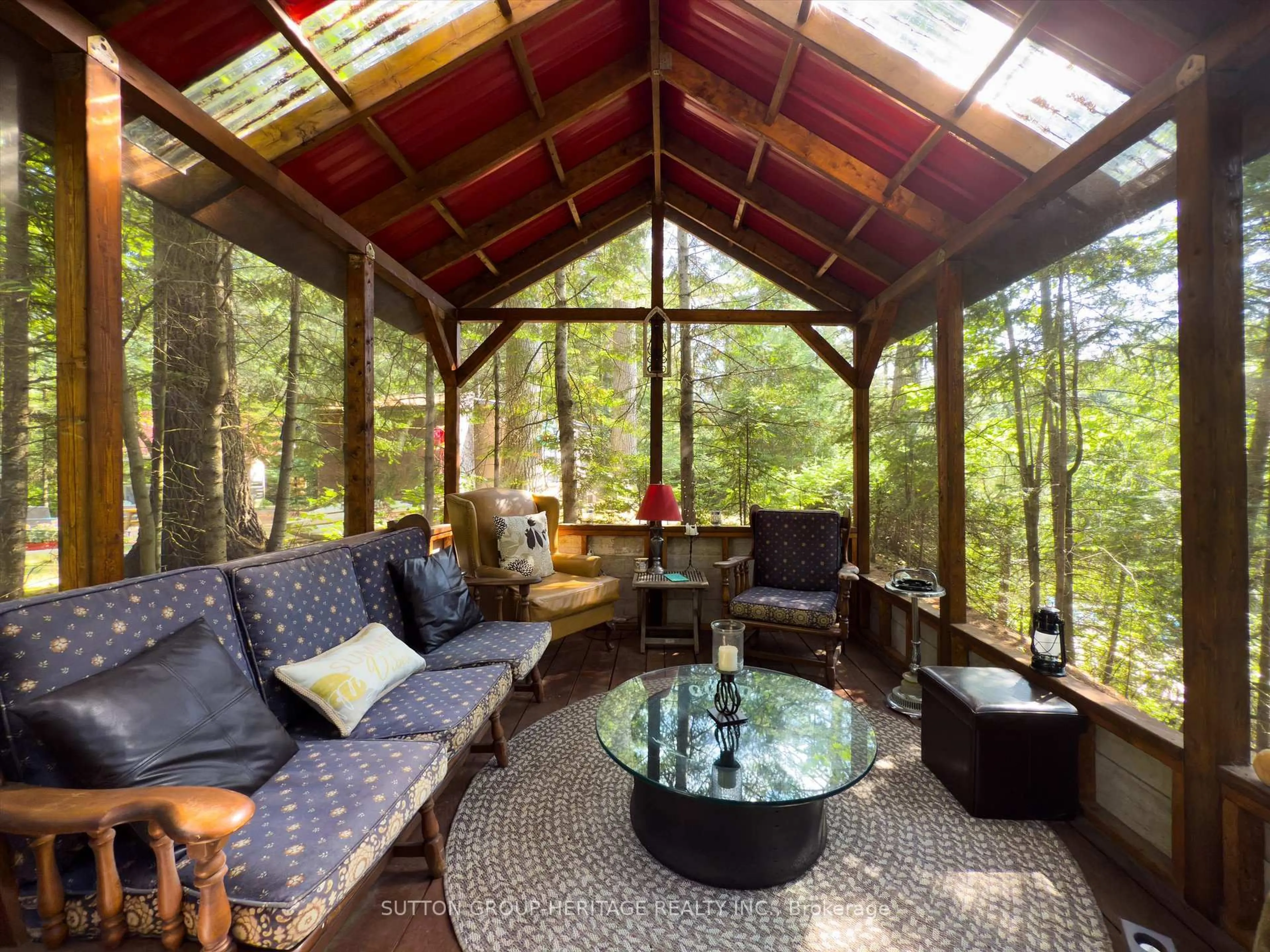 Patio, forest/trees view for 188 BALSAM CHUTES Rd, Huntsville Ontario P0B 1L0