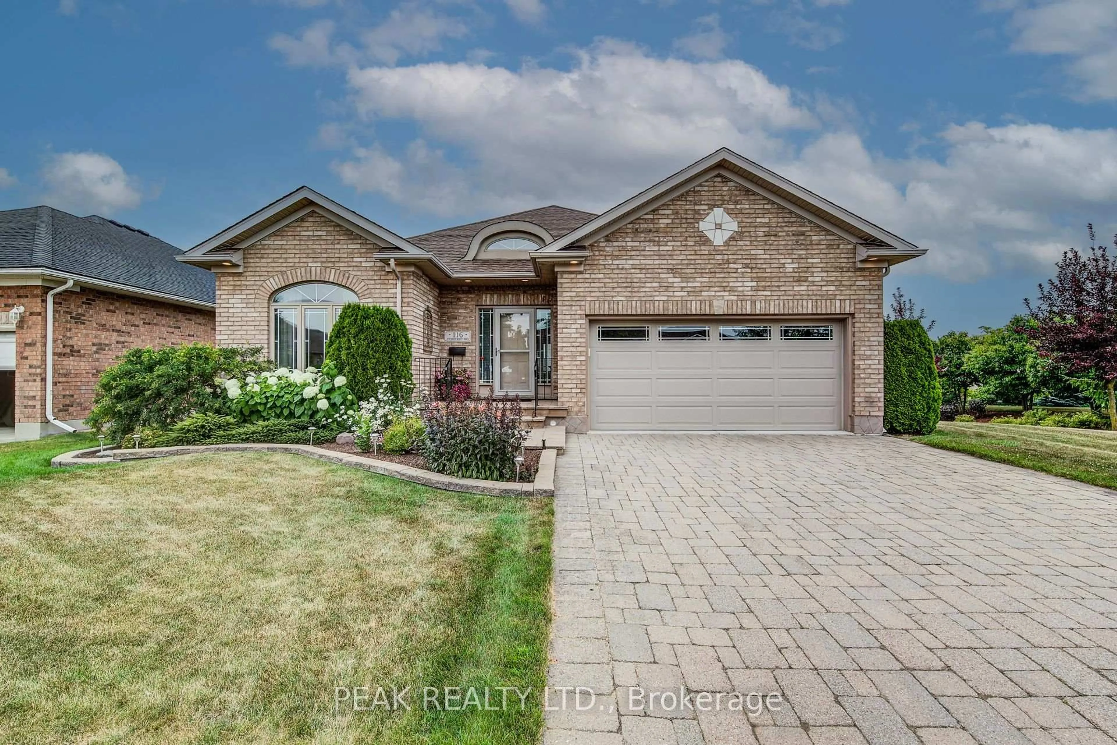 Home with brick exterior material, street for 116 Stonecroft Way, Wilmot Ontario N3A 4L6