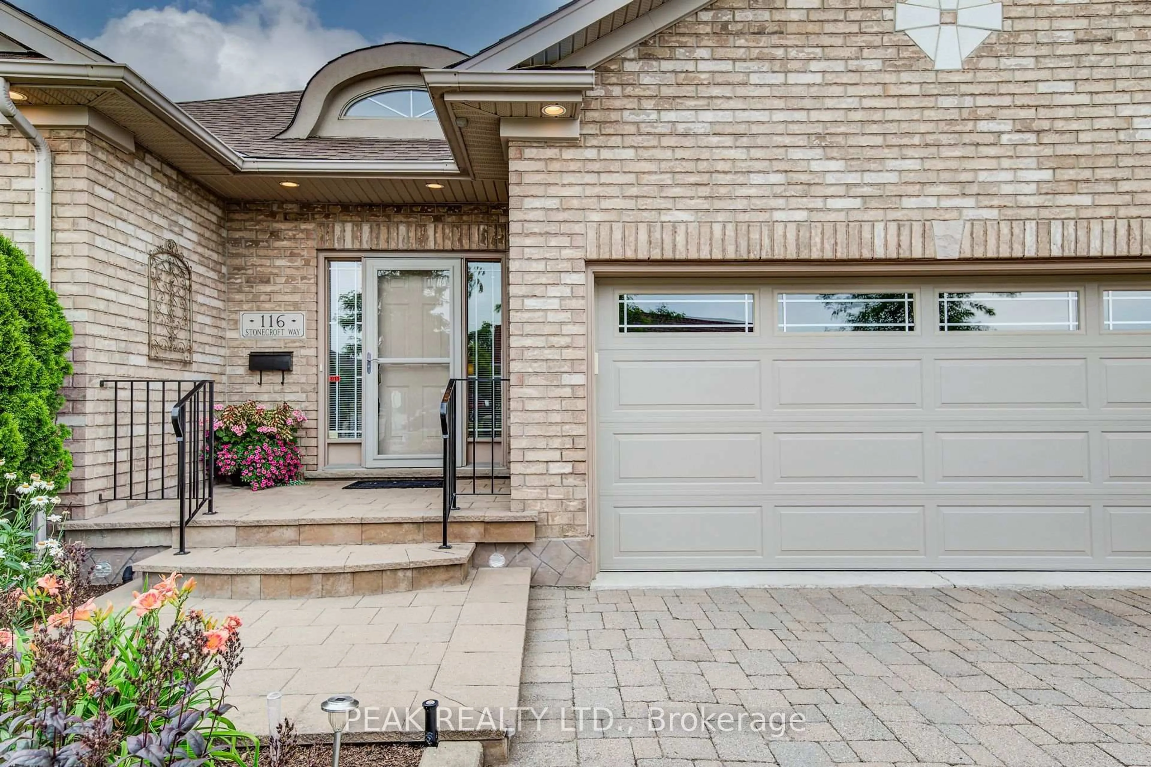 Home with brick exterior material, street for 116 Stonecroft Way, Wilmot Ontario N3A 4L6