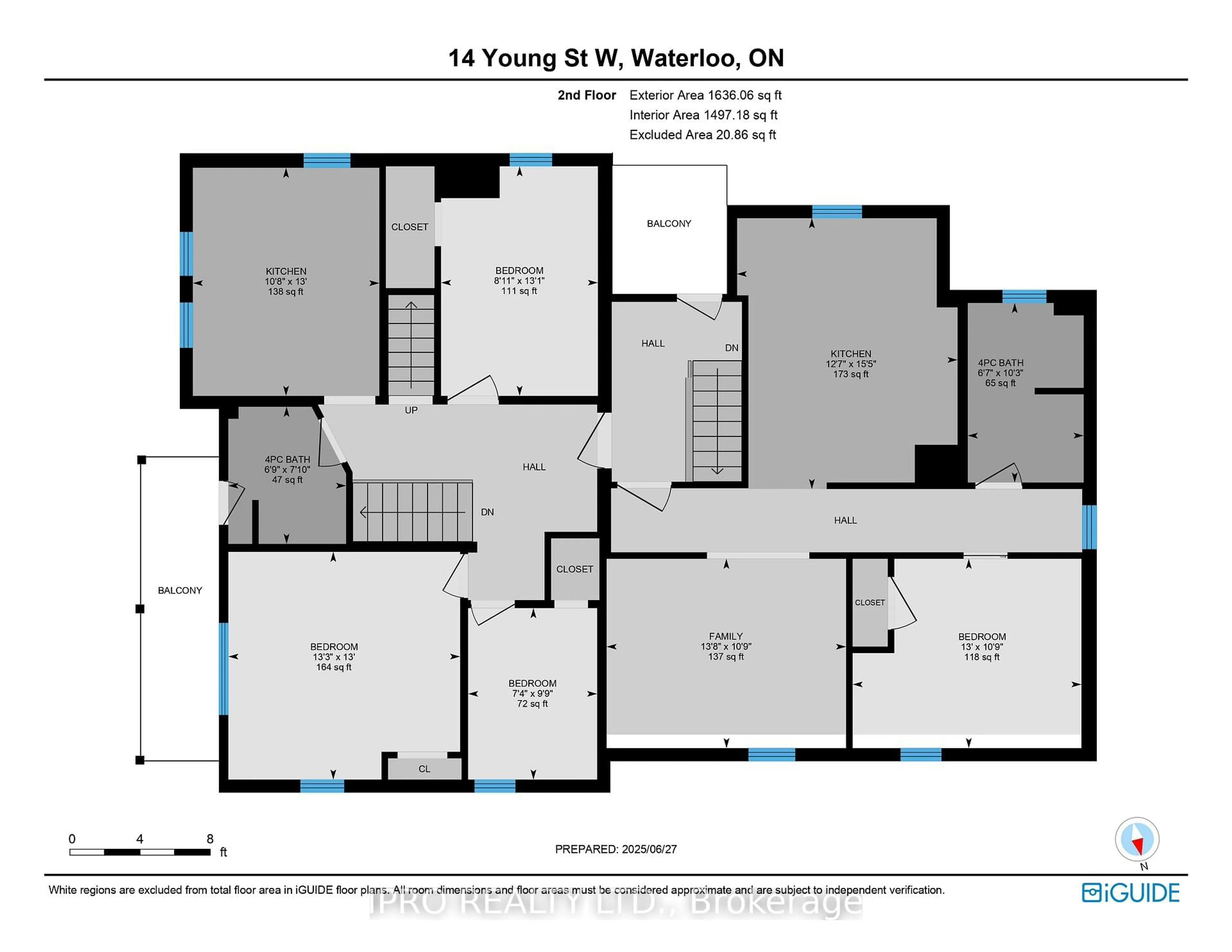 Floor plan for 14 Young St, Waterloo Ontario N2L 2Y8