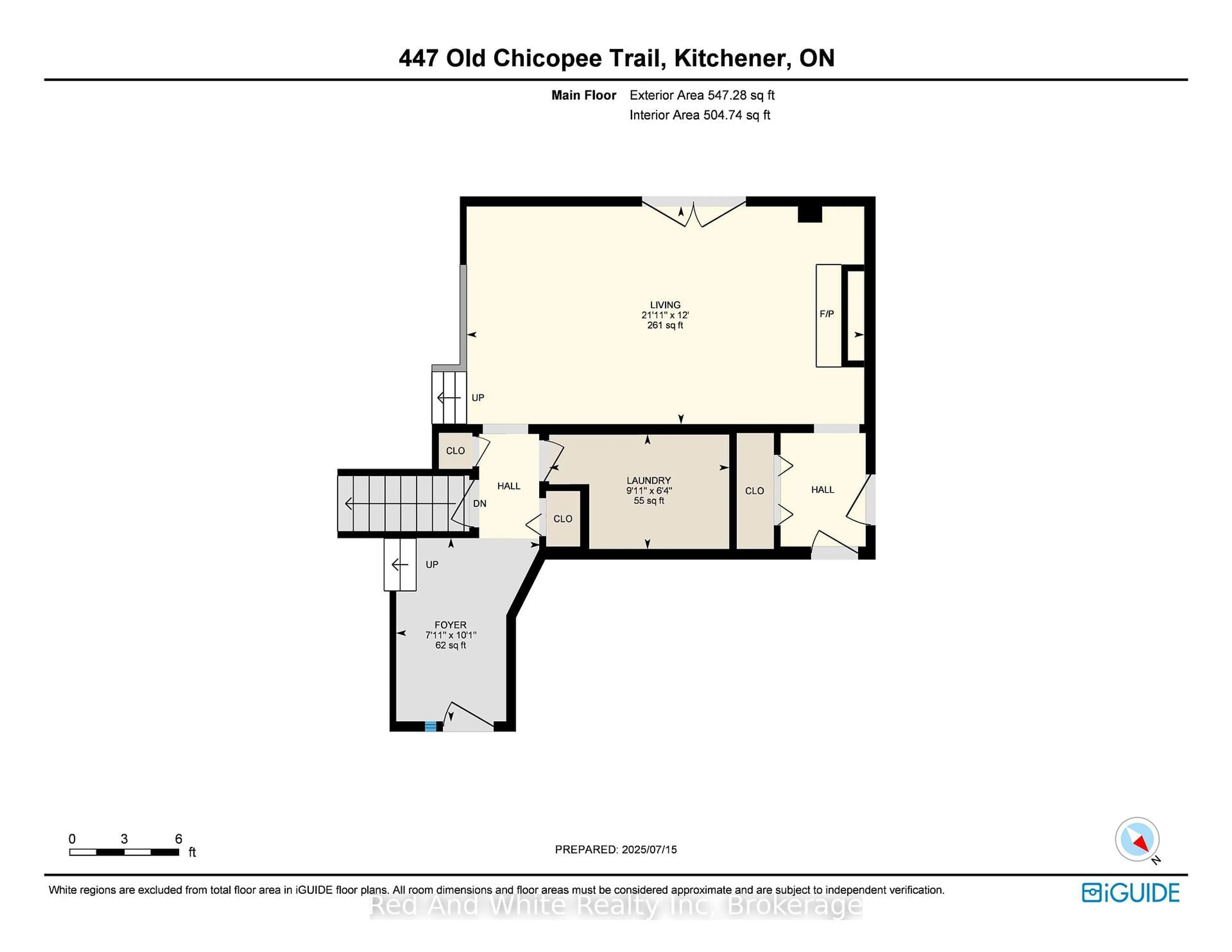 Floor plan for 447 Old Chicopee Tr, Kitchener Ontario N2A 4H1