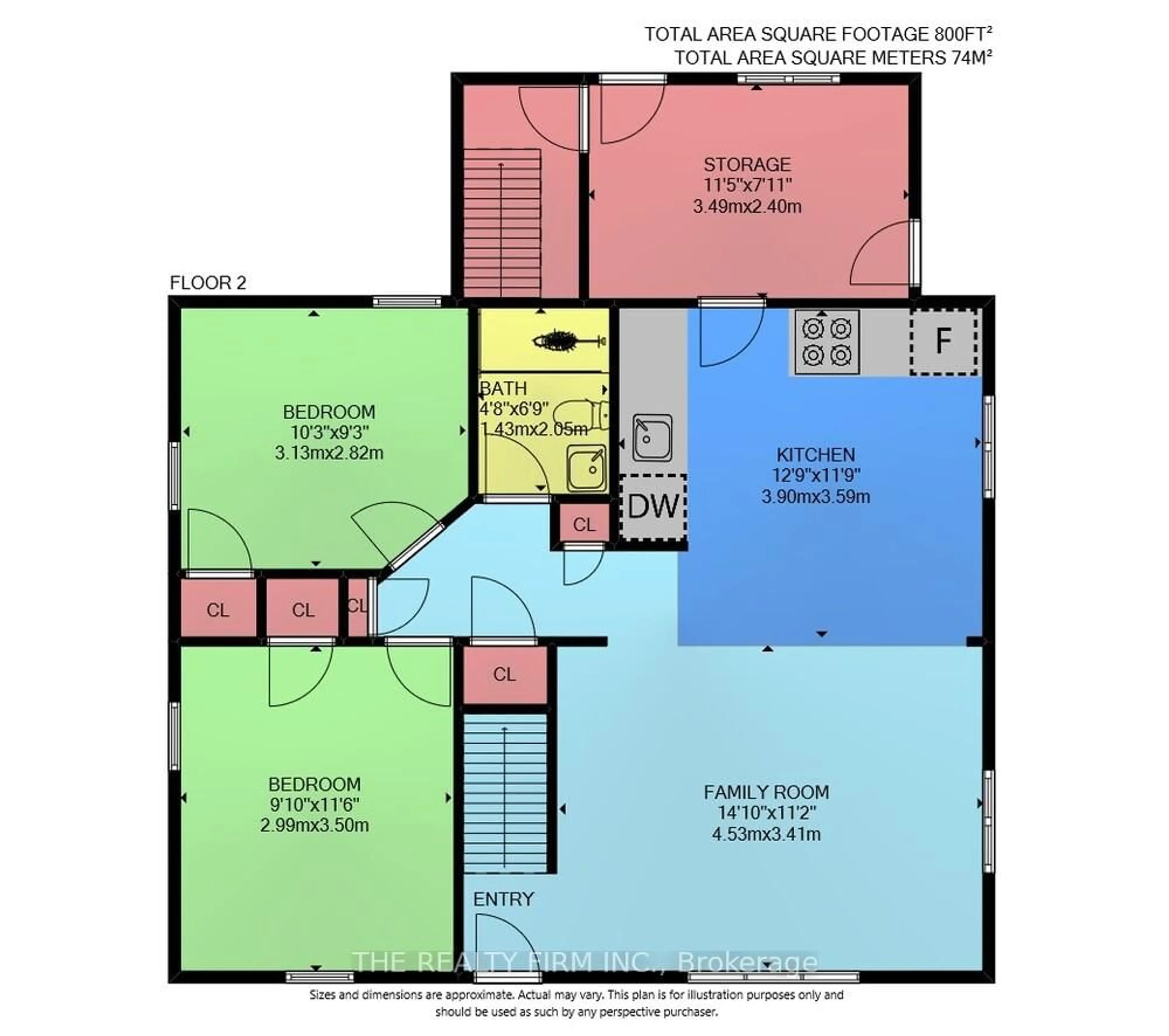 Floor plan for 136 Barker St, London East Ontario N5Y 1Y1
