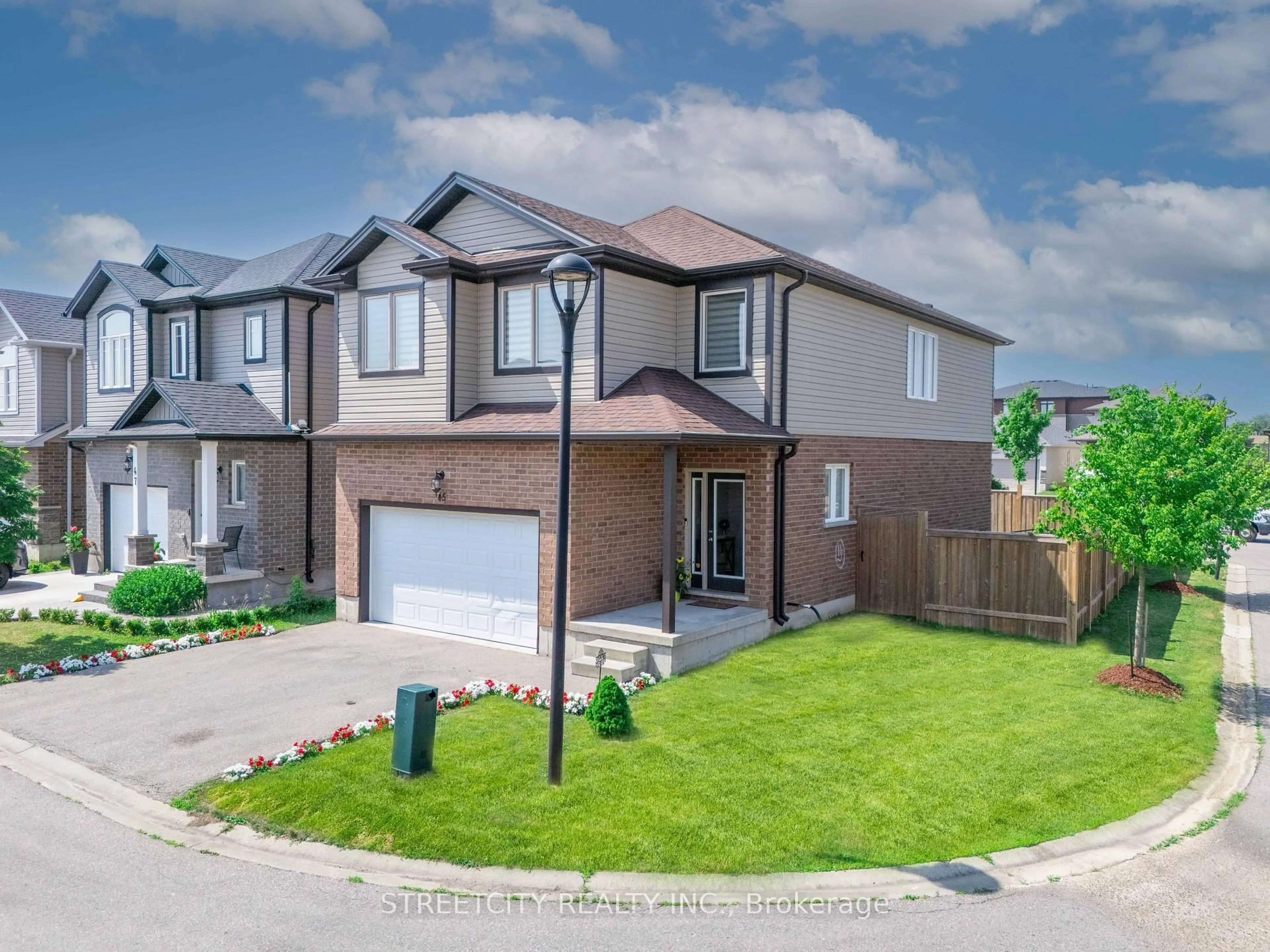 A pic from outside/outdoor area/front of a property/back of a property/a pic from drone, street for 3270 Singleton Ave #45, London South Ontario N6J 2J2