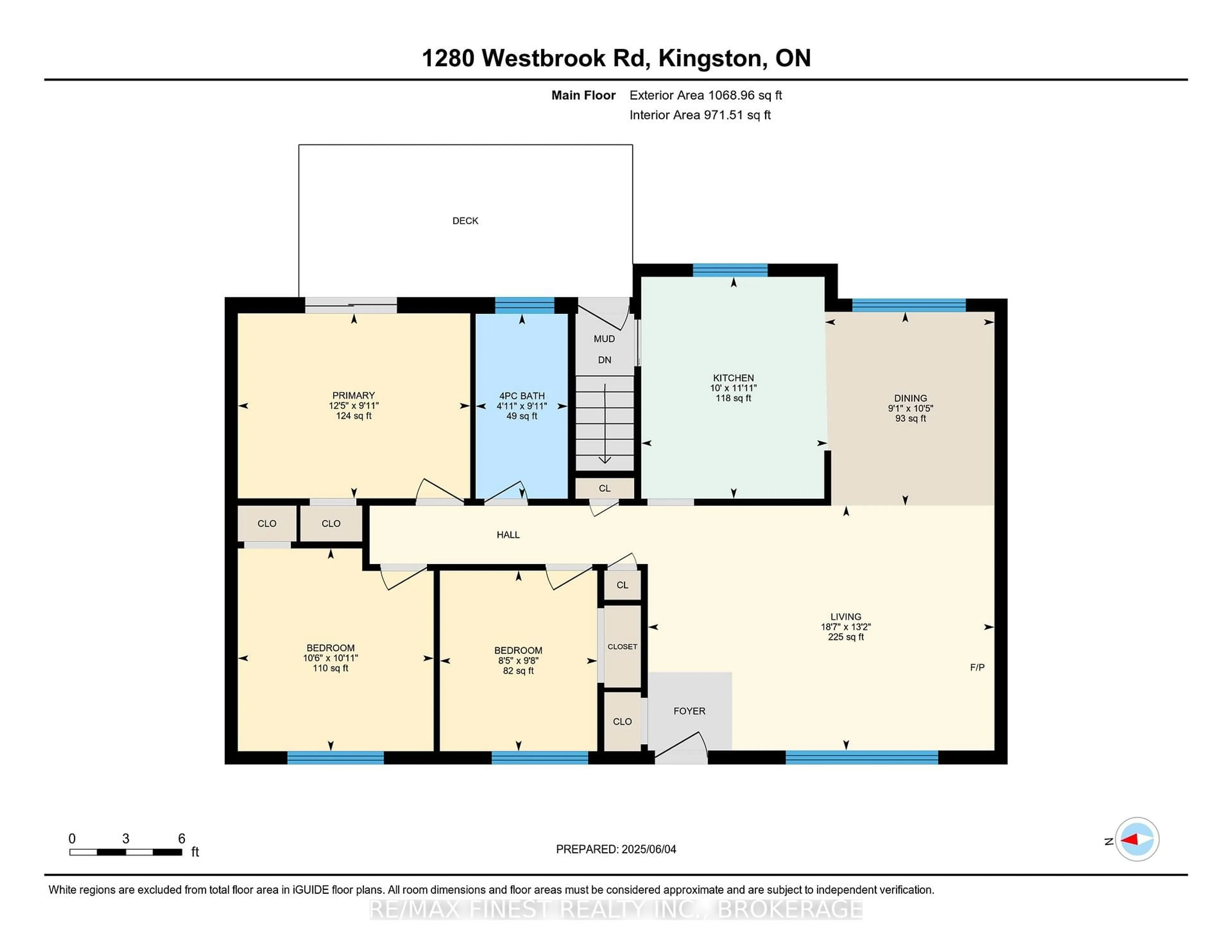 Floor plan for 1280 Westbrook Rd, Kingston Ontario K7P 0N6