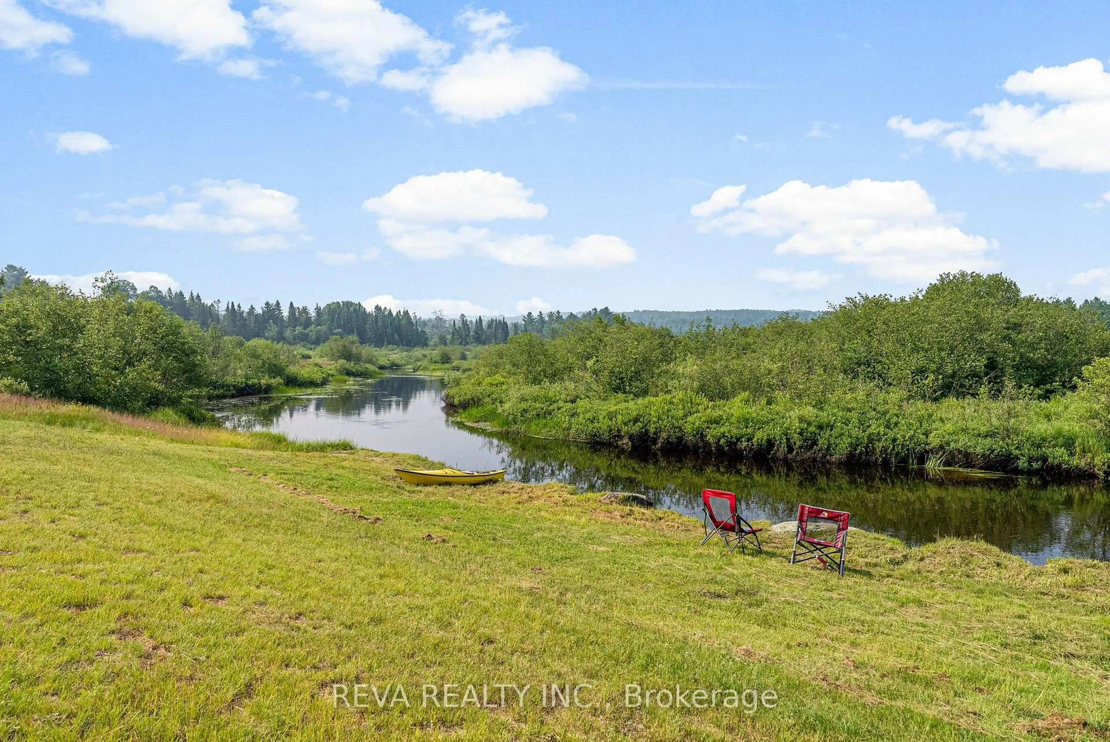 A pic from outside/outdoor area/front of a property/back of a property/a pic from drone, water/lake/river/ocean view for 107 Frantz Rd, Maynooth Ontario K0L 2S0