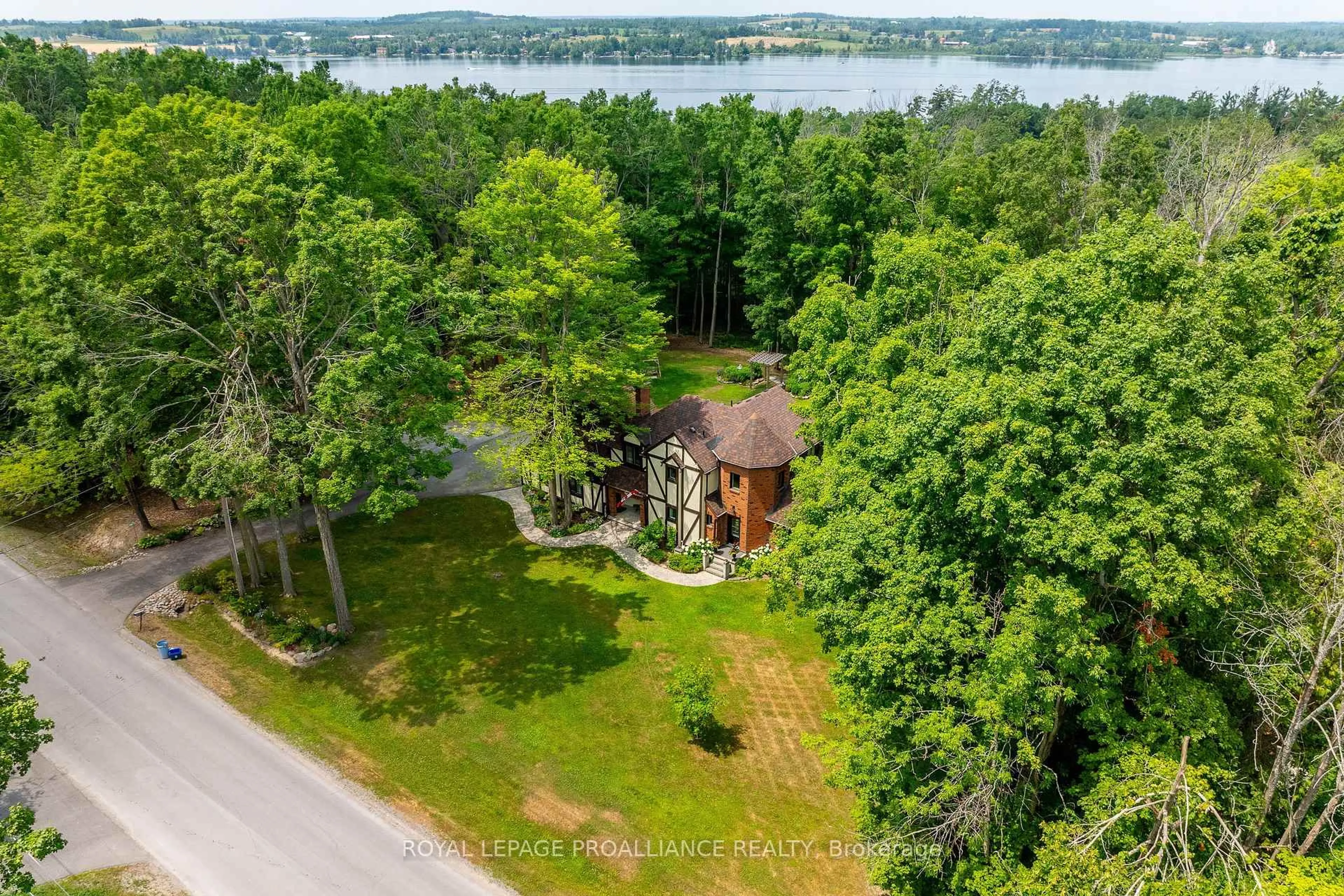 A pic from outside/outdoor area/front of a property/back of a property/a pic from drone, water/lake/river/ocean view for 642 Dinsdale St, Selwyn Ontario K0L 1H0
