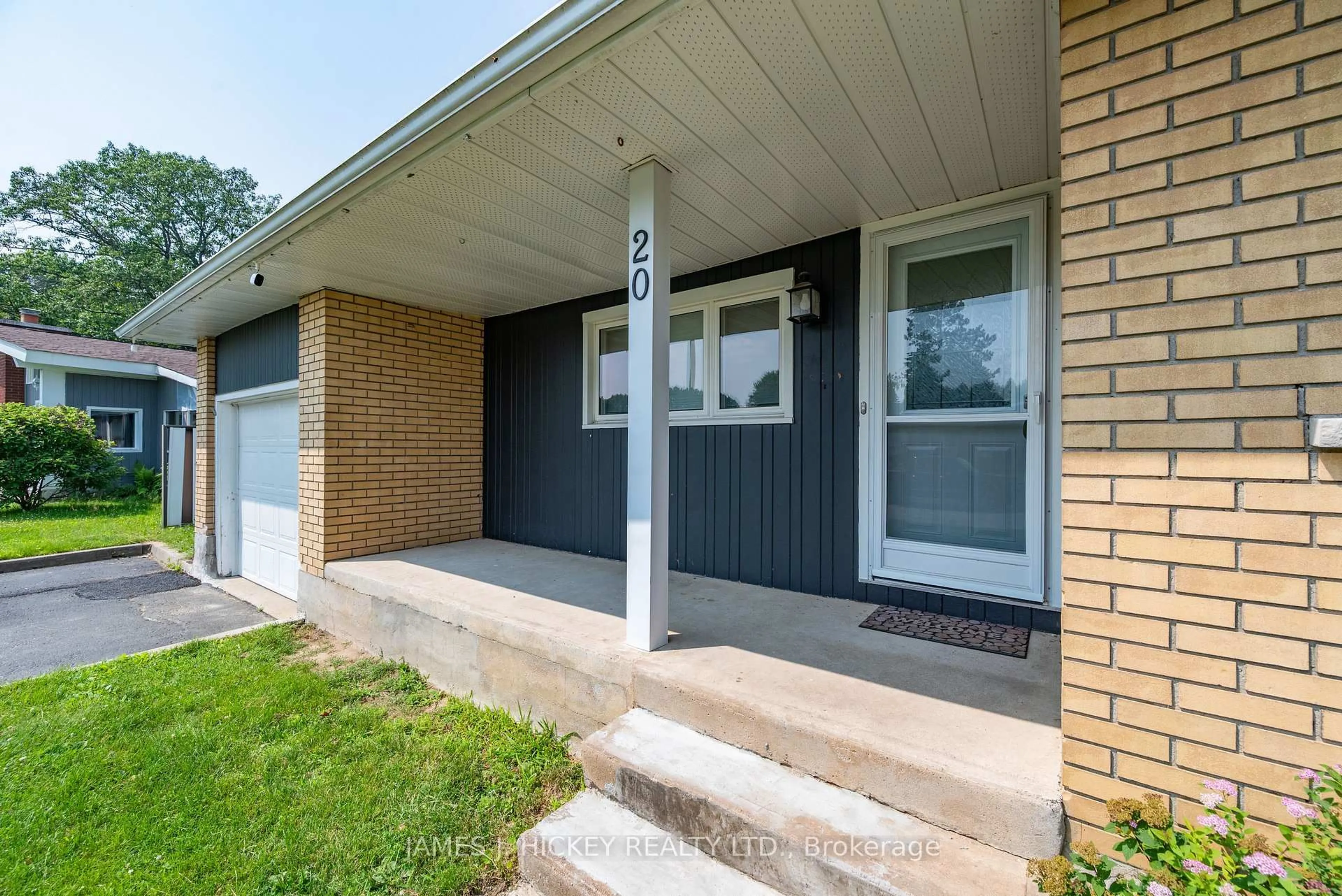Home with brick exterior material, street for 20 Claremount Rd, Deep River Ontario K0J 1P0