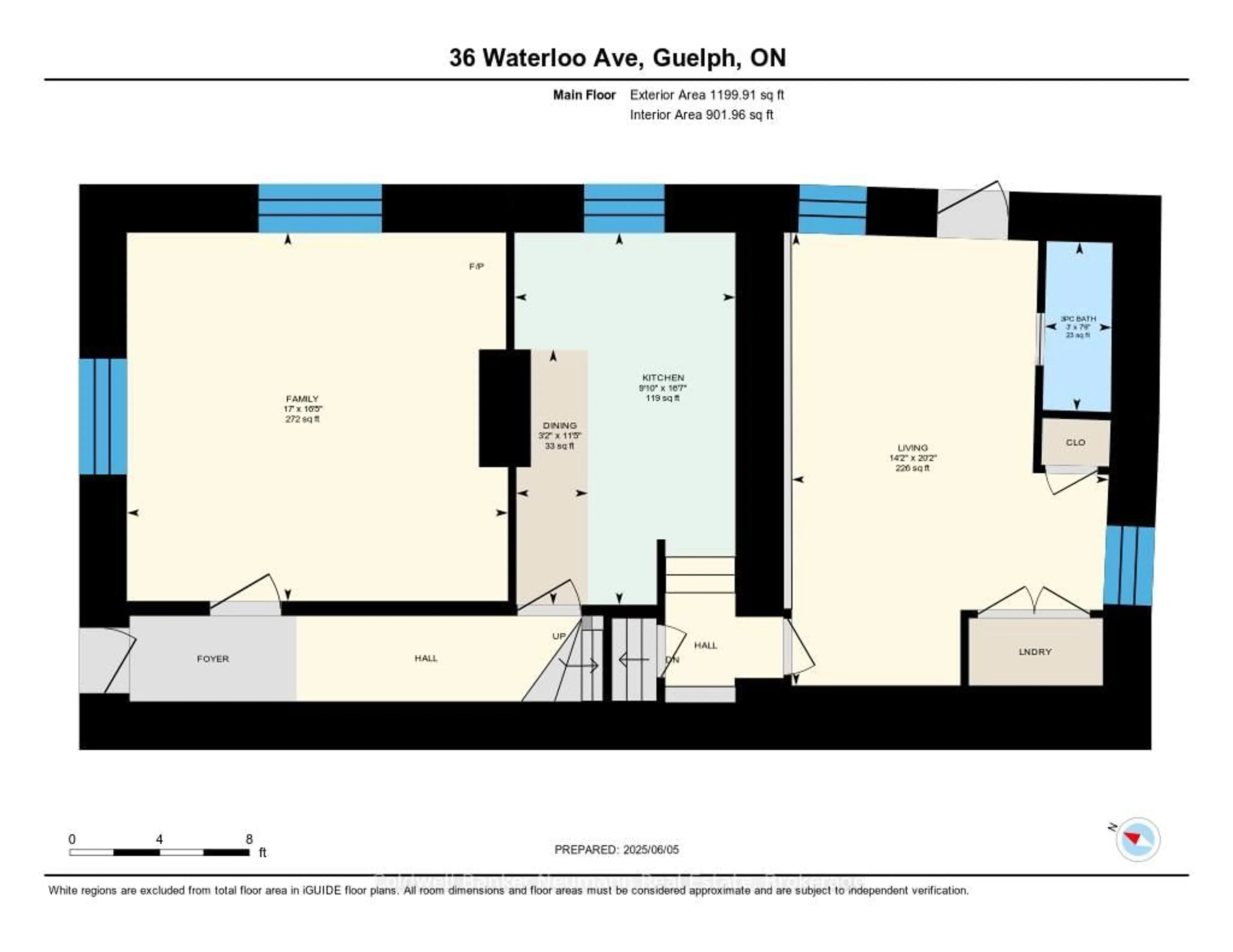 Floor plan for 36 Waterloo Ave, Guelph Ontario N1H 3H5