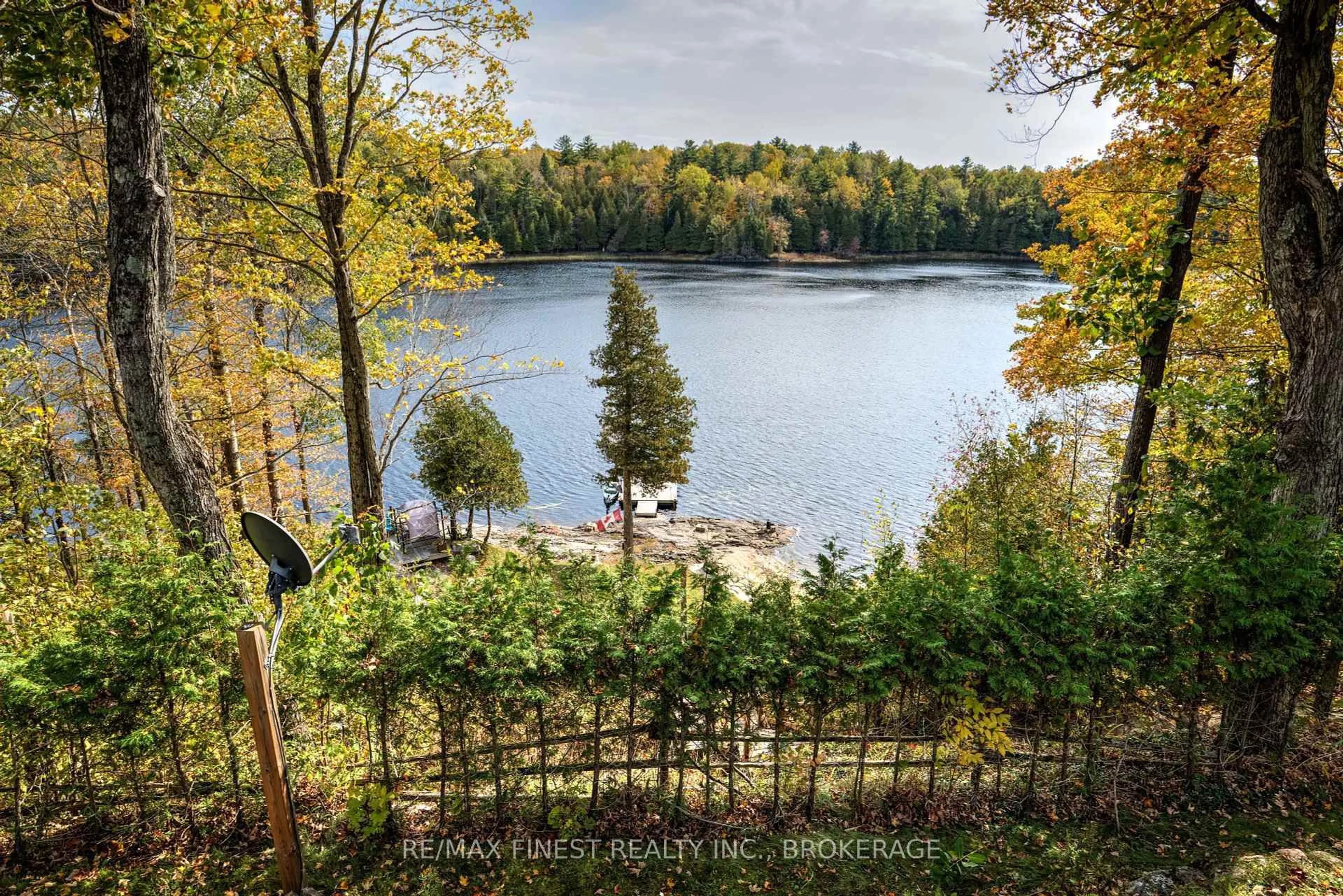 Patio, water/lake/river/ocean view for 1126 Fisherman Cove, Arden Ontario K0H 1B0
