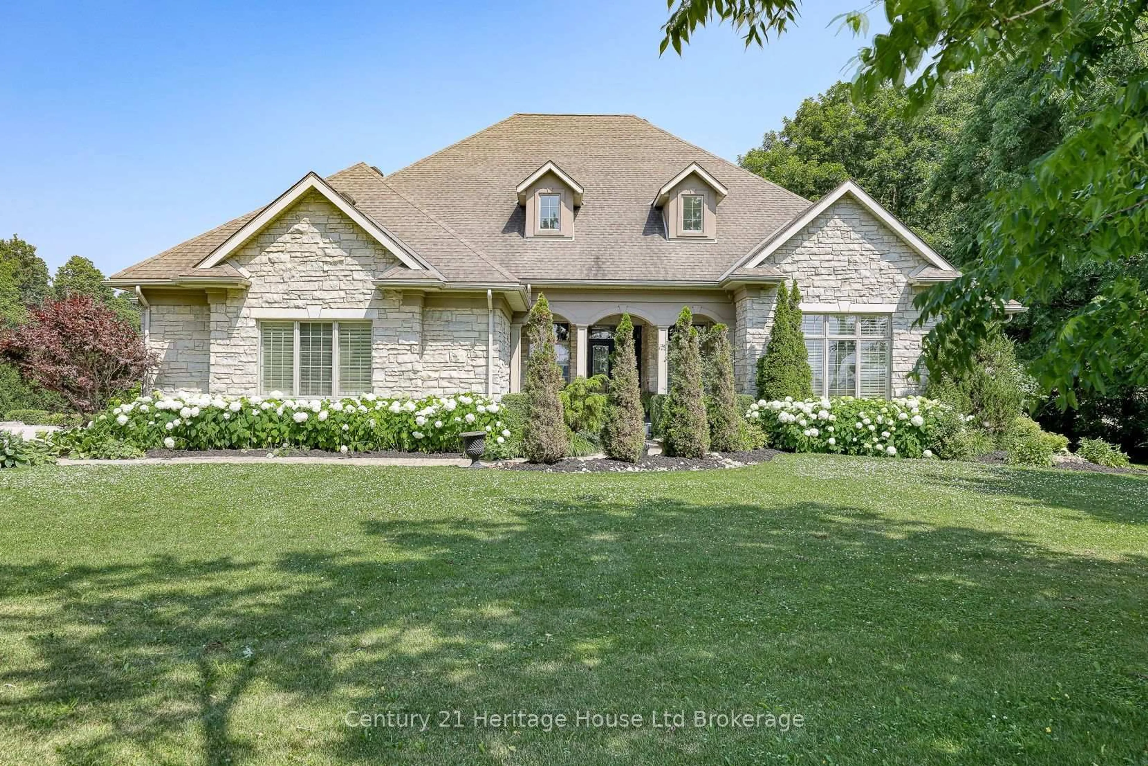 Home with brick exterior material, street for 3249 Perth 113 Rd, Perth South Ontario N5A 6S3