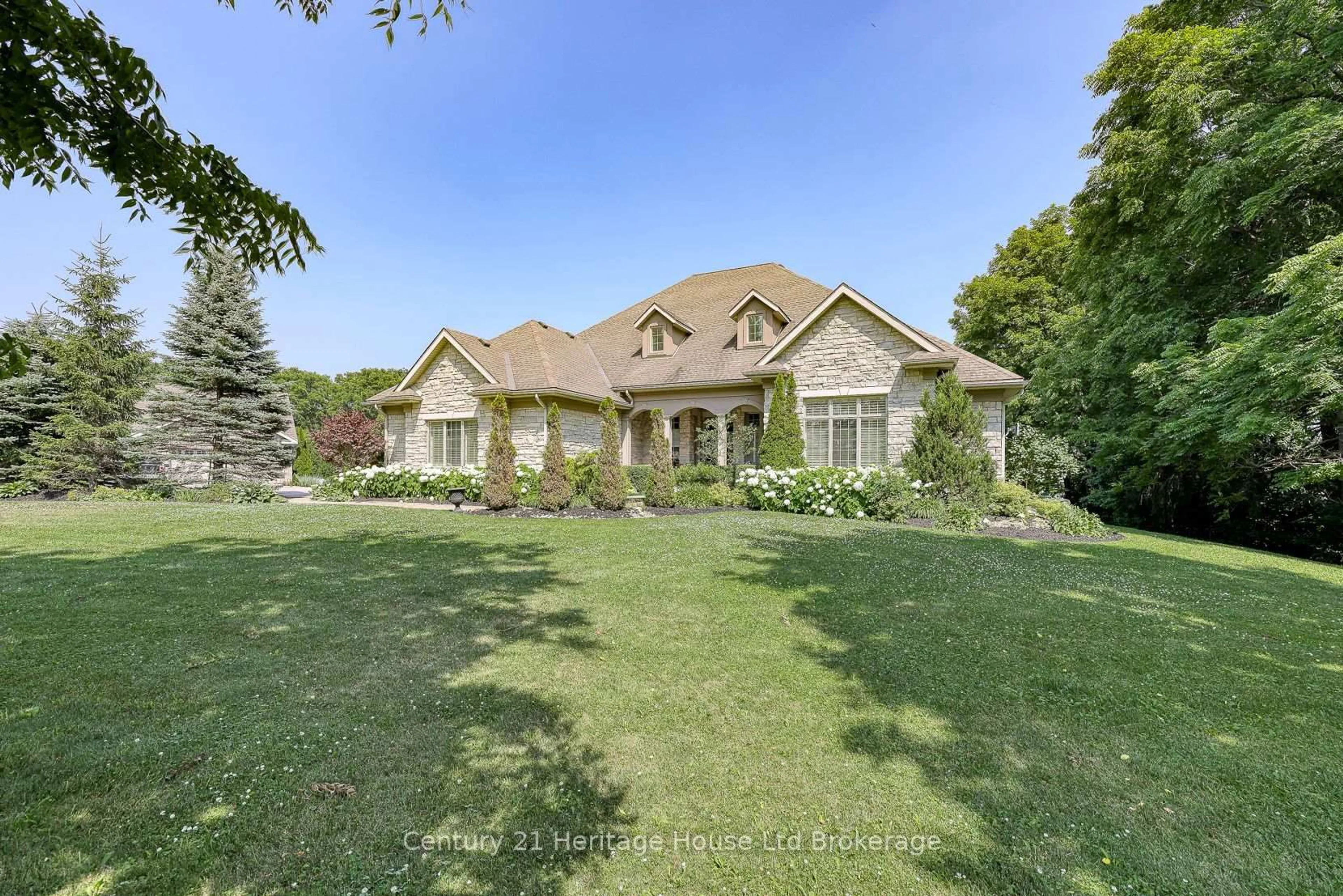 A pic from outside/outdoor area/front of a property/back of a property/a pic from drone, street for 3249 Perth 113 Rd, Perth South Ontario N5A 6S3