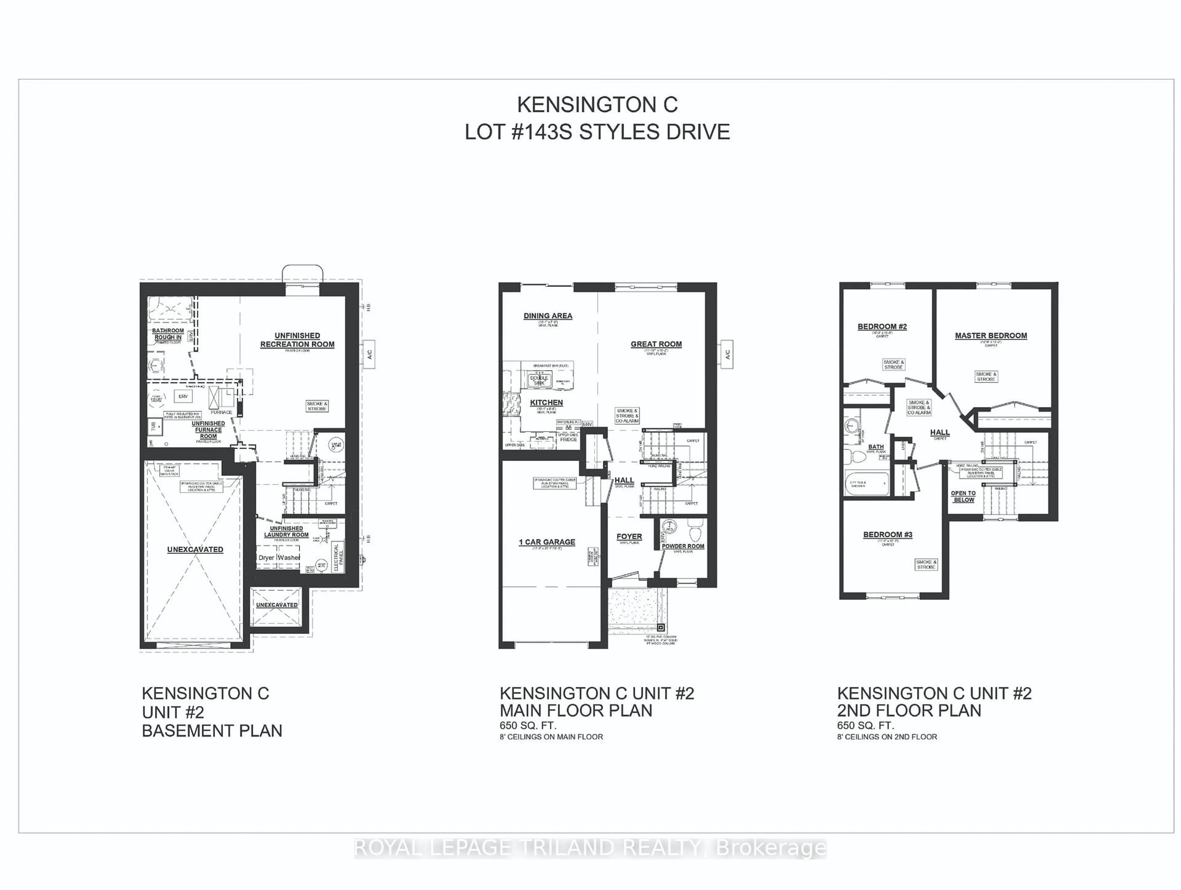 Floor plan for 143 STYLES Dr, St. Thomas Ontario N5R 0R1
