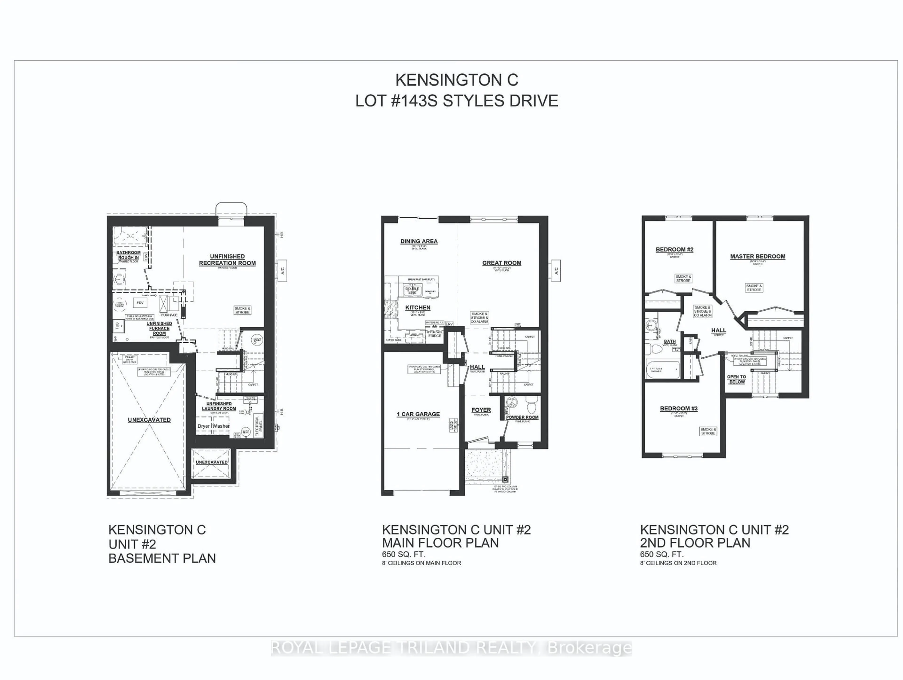 Floor plan for 143 STYLES Dr, Central Elgin Ontario N5R 0R1
