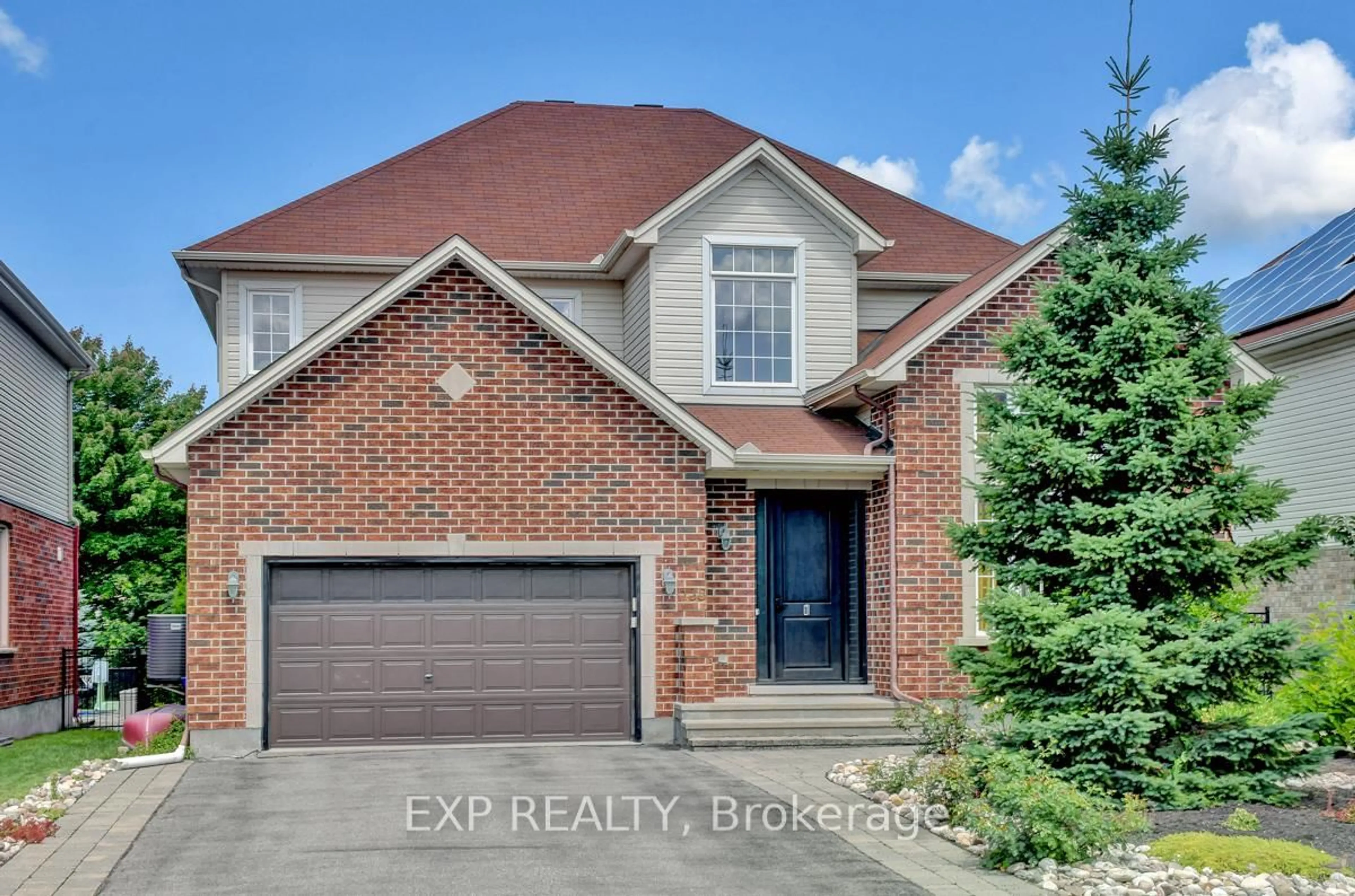 Home with brick exterior material, street for 135 RIVERSEDGE Cres, Ottawa Ontario K1V 0Z8