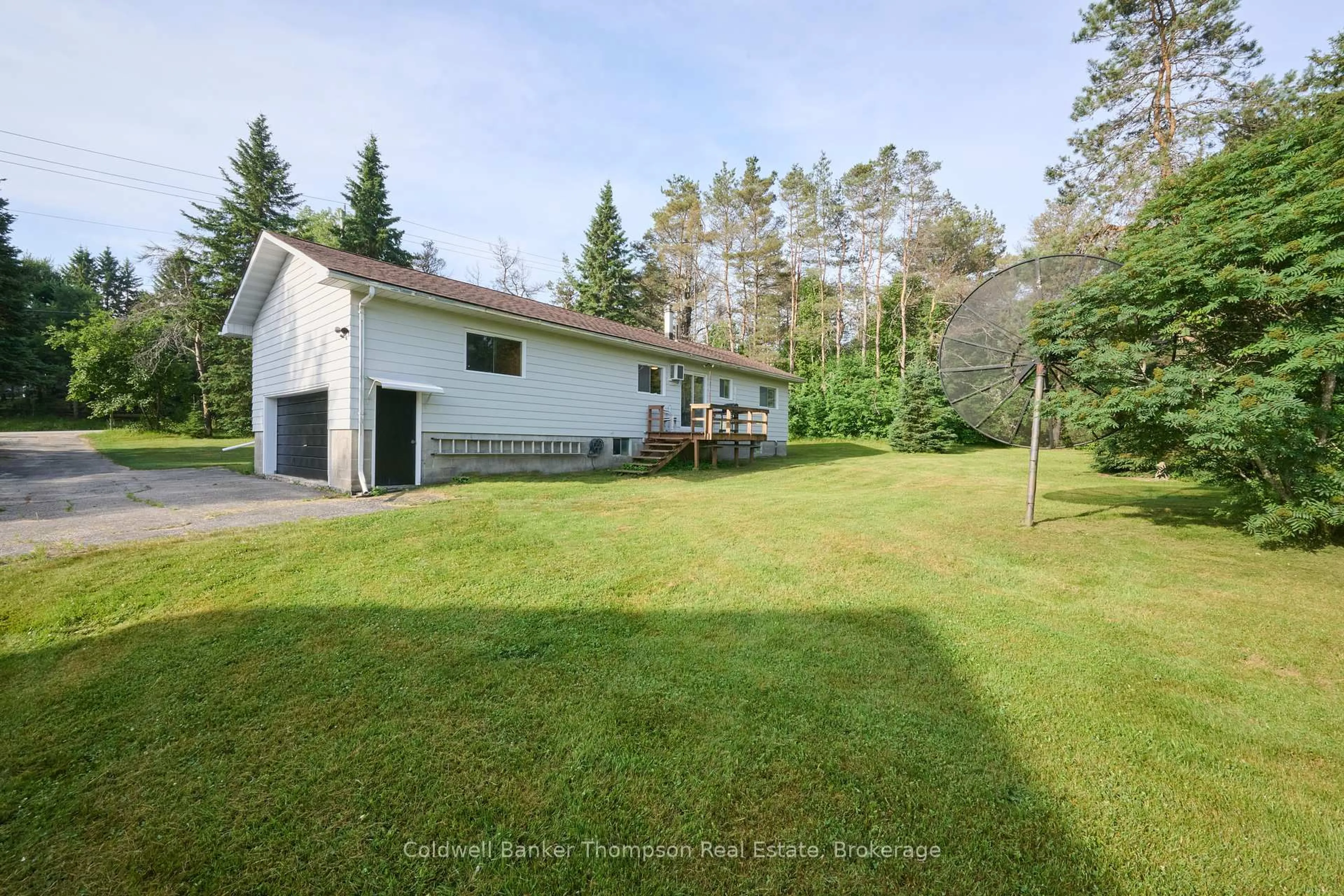 A pic from outside/outdoor area/front of a property/back of a property/a pic from drone, forest/trees view for 28 Star Lake Rd, Perry Ontario P0A 1J0